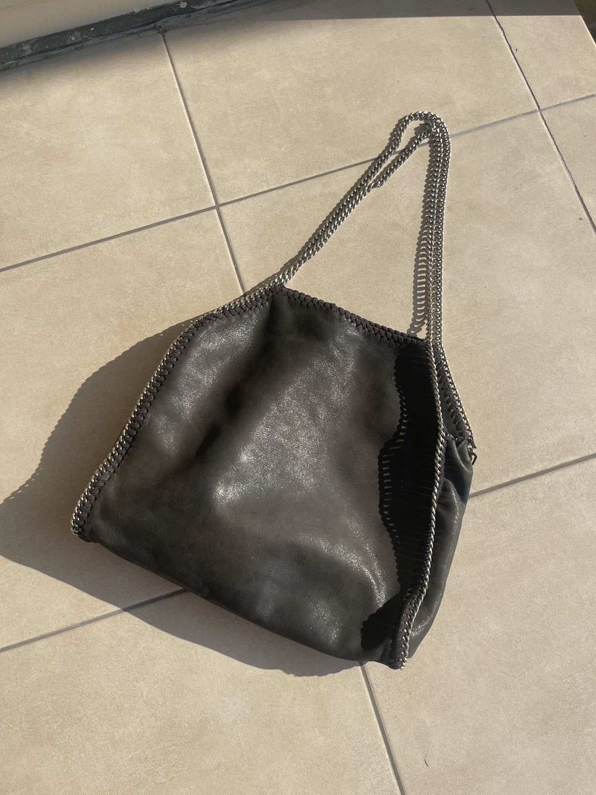 Stella McCartney Stella McCartney black leather chain shoulder bag Size ONE SIZE - 1 Thumbnail