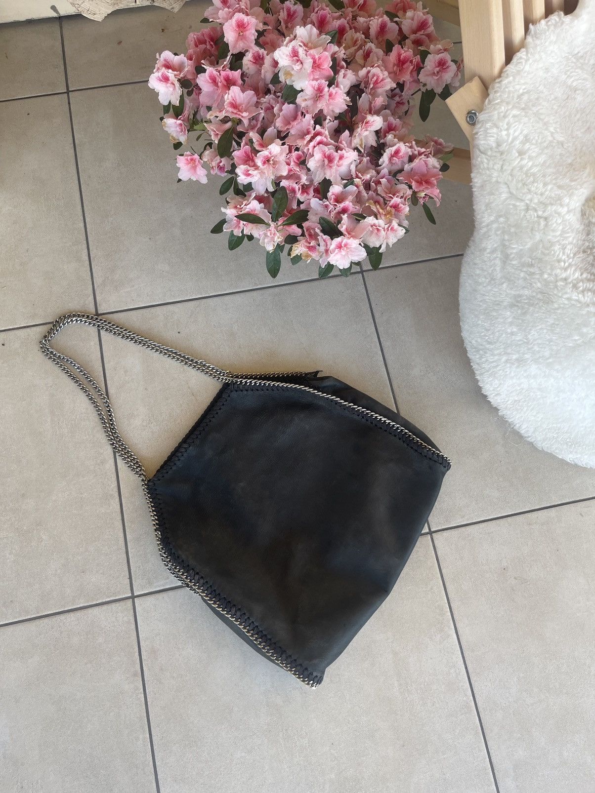 Stella McCartney Stella McCartney black leather chain shoulder bag Size ONE SIZE - 2 Thumbnail