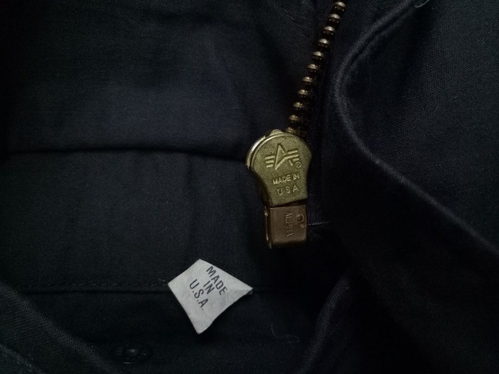 Alpha Industries 🔥🔥🔥Alpha Industries Made in Usa Jacket Military Style Size US L / EU 52-54 / 3 - 12 Thumbnail