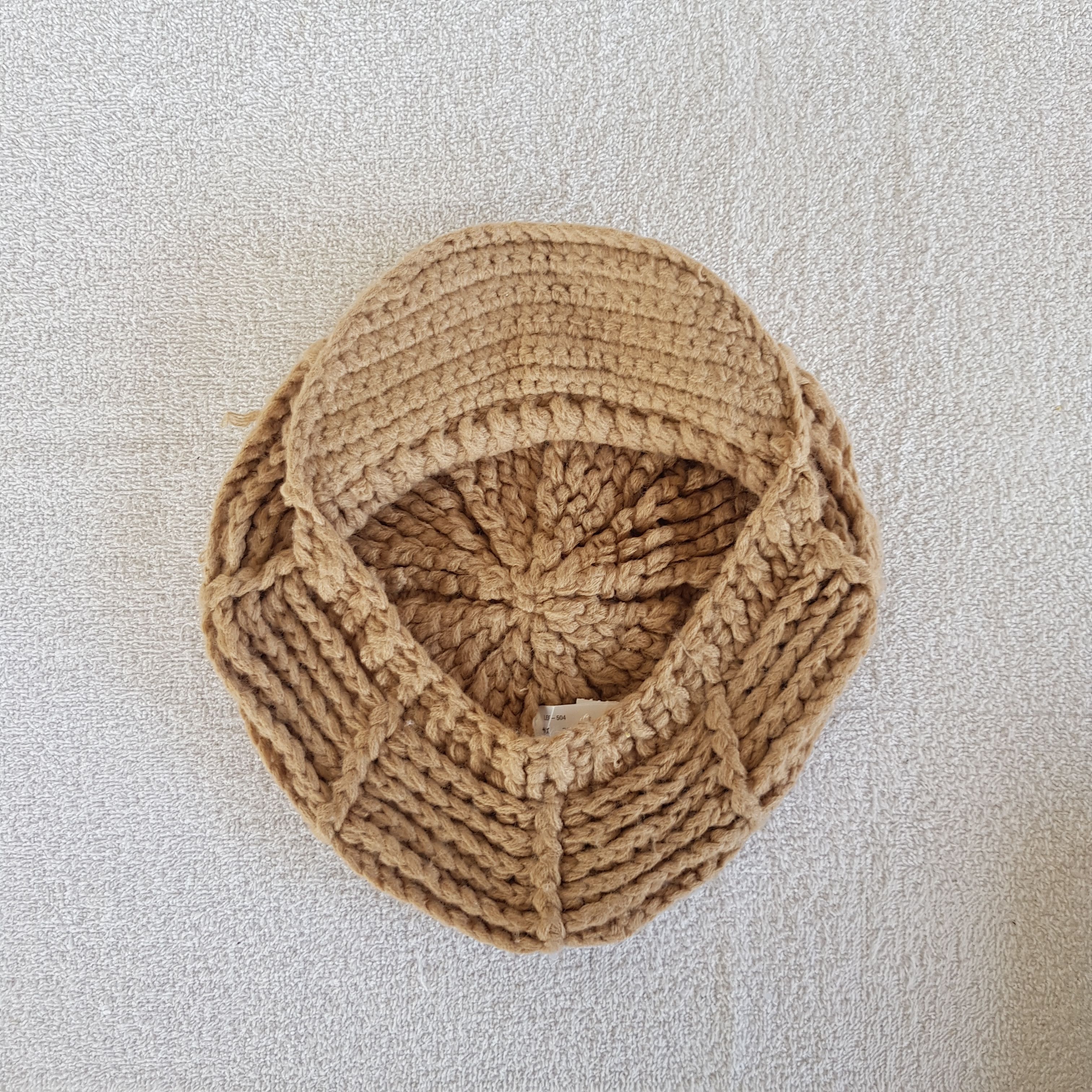 Vintage Unknown Japanese Beanie Snow Cap Knitted Crochet Hats Size ONE SIZE - 6 Thumbnail