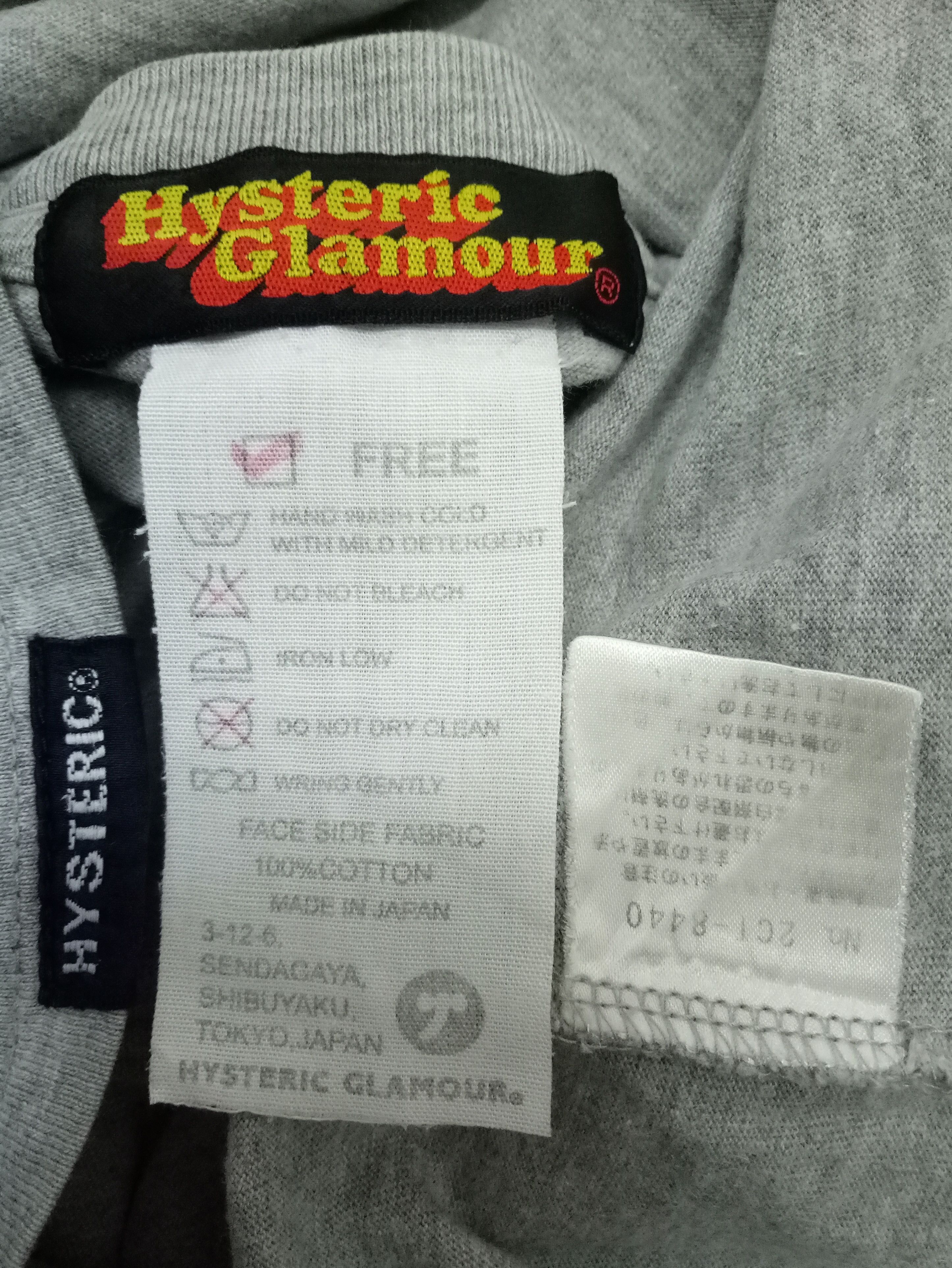 Hysteric Glamour 🔥🔥🔥Hysteric Glamour🇯🇵Blank Naked Tits Punk T-Shirt Size US S / EU 44-46 / 1 - 6 Thumbnail