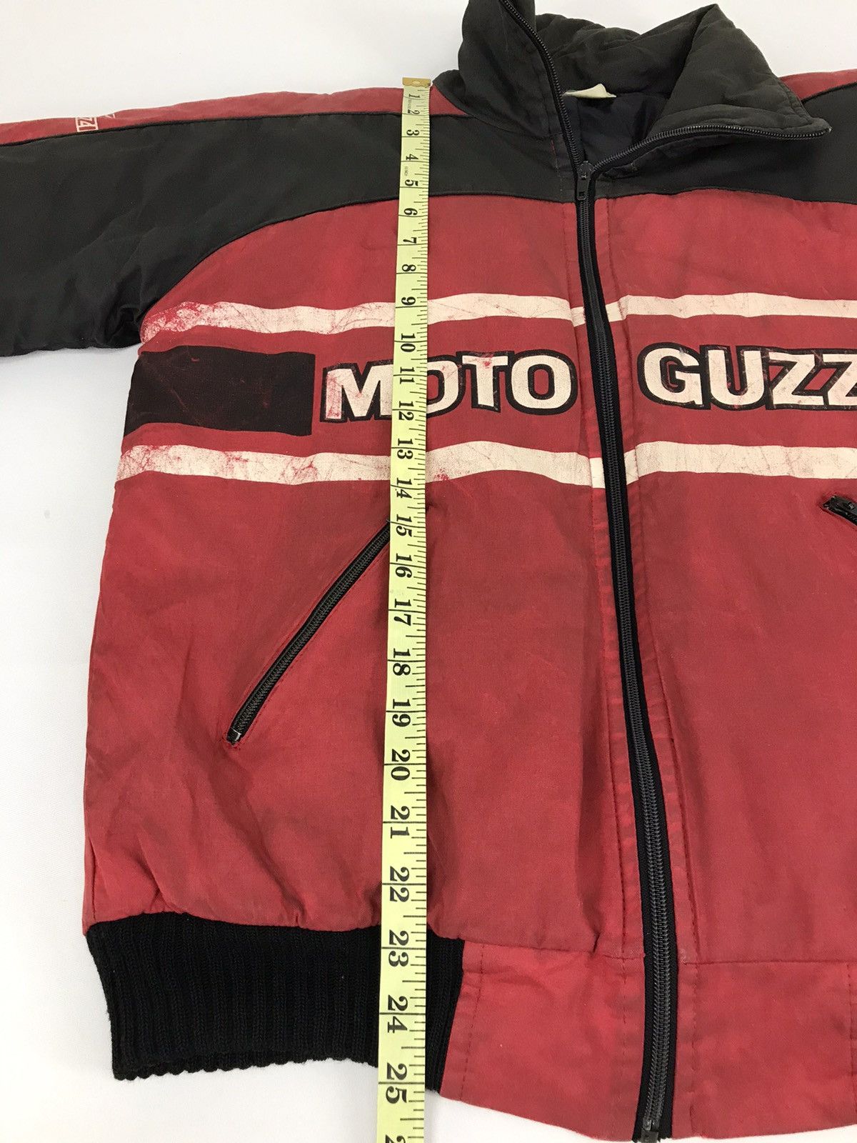 Vintage Vintage Moto Guzzi Italy Motorcycle Italian Racing Size US M / EU 48-50 / 2 - 7 Thumbnail