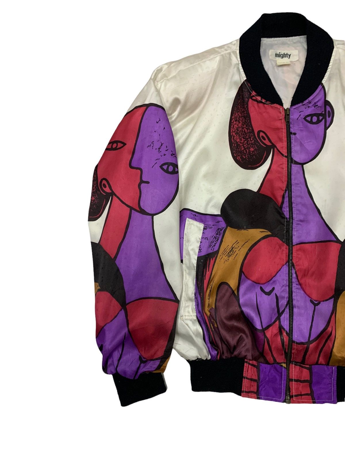 Art Comes First 🔥VTG PICASSO ART BOMBERS JACKET Size US L / EU 52-54 / 3 - 2 Thumbnail