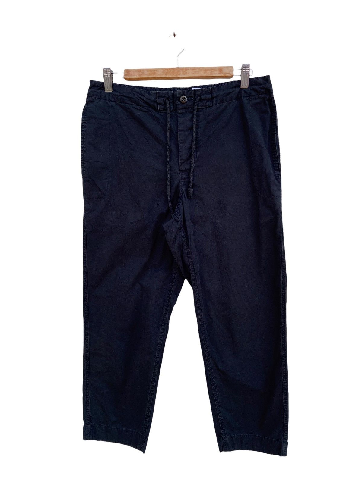 image of Archival Clothing x Margaret Howell Mhl Easy Pant in Black, Men's (Size 32)