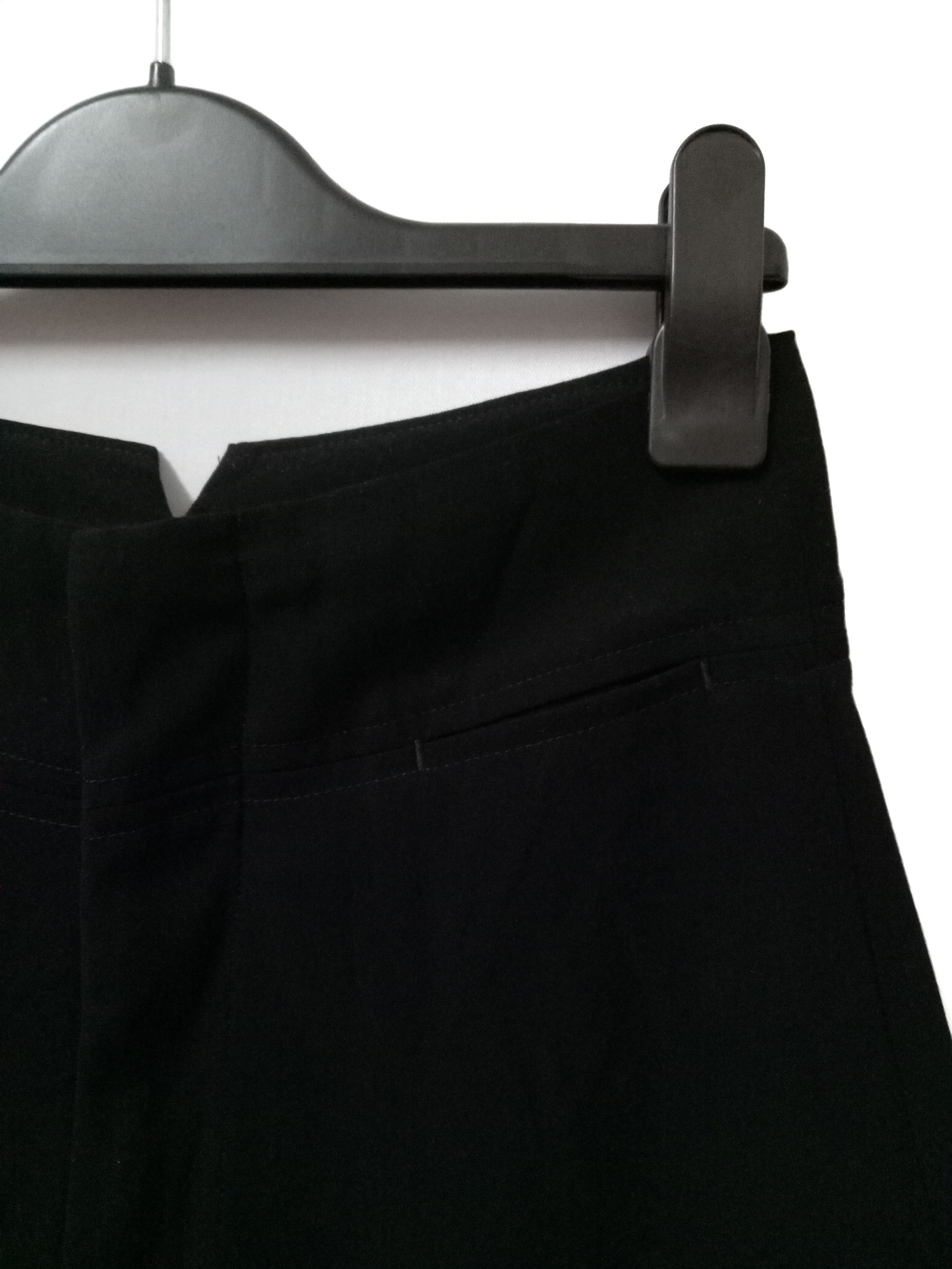 Yohji Yamamoto 🔥🔥🔥Yohji Yamamoto + Noir Black V-Back Pants Rare Design Size US 26 / EU 42 - 5 Thumbnail