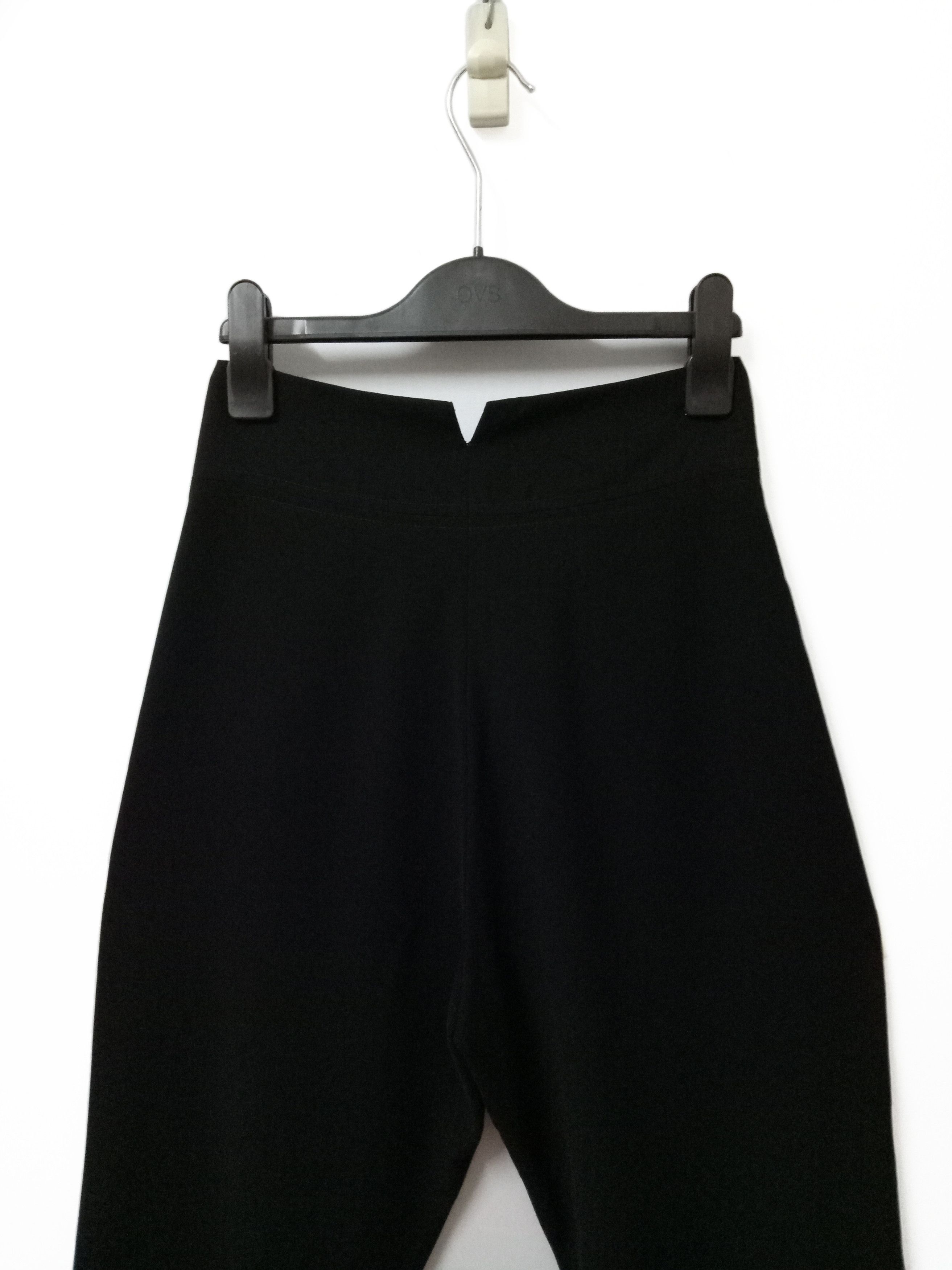 Yohji Yamamoto 🔥🔥🔥Yohji Yamamoto + Noir Black V-Back Pants Rare Design Size US 26 / EU 42 - 9 Thumbnail