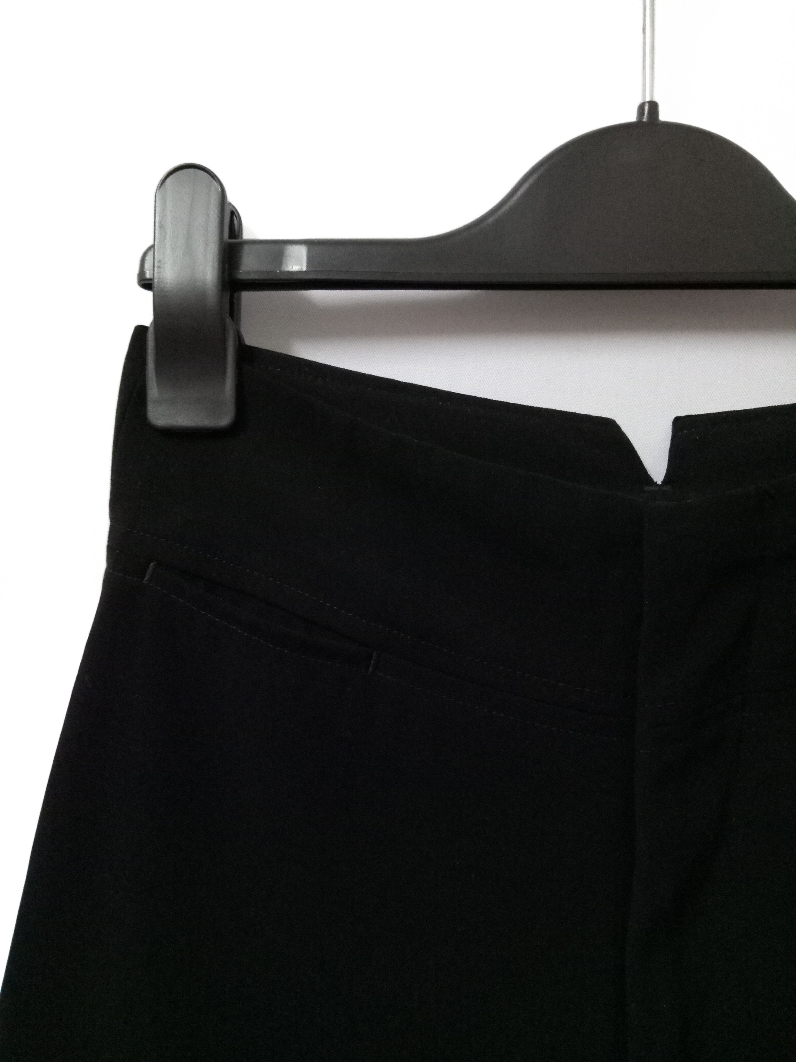 Yohji Yamamoto 🔥🔥🔥Yohji Yamamoto + Noir Black V-Back Pants Rare Design Size US 26 / EU 42 - 6 Thumbnail