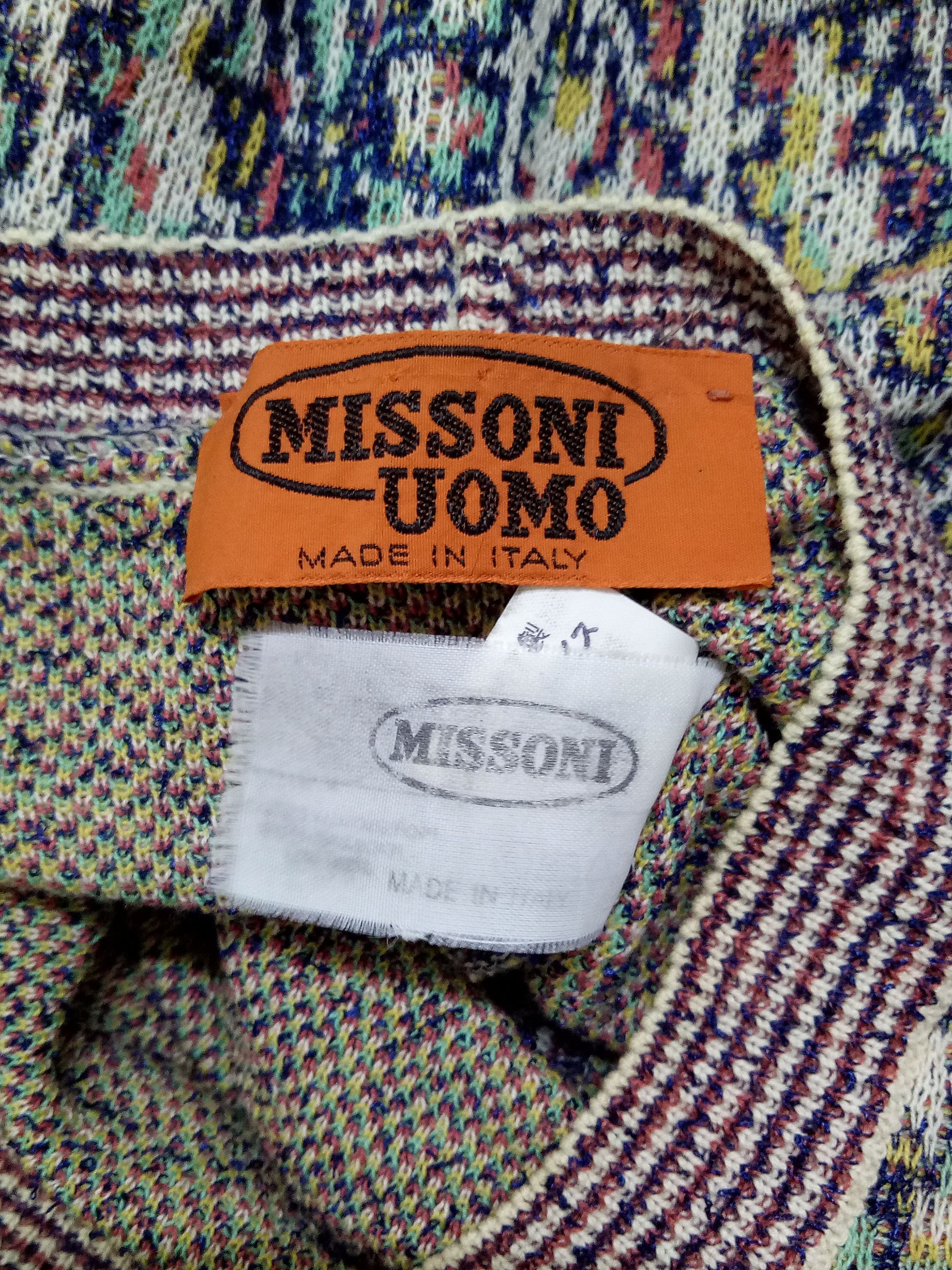 Missoni 🔥🔥🔥Missoni Made in Italy 🇮🇹 Colorful Art Sweater Rare Size US L / EU 52-54 / 3 - 8 Thumbnail