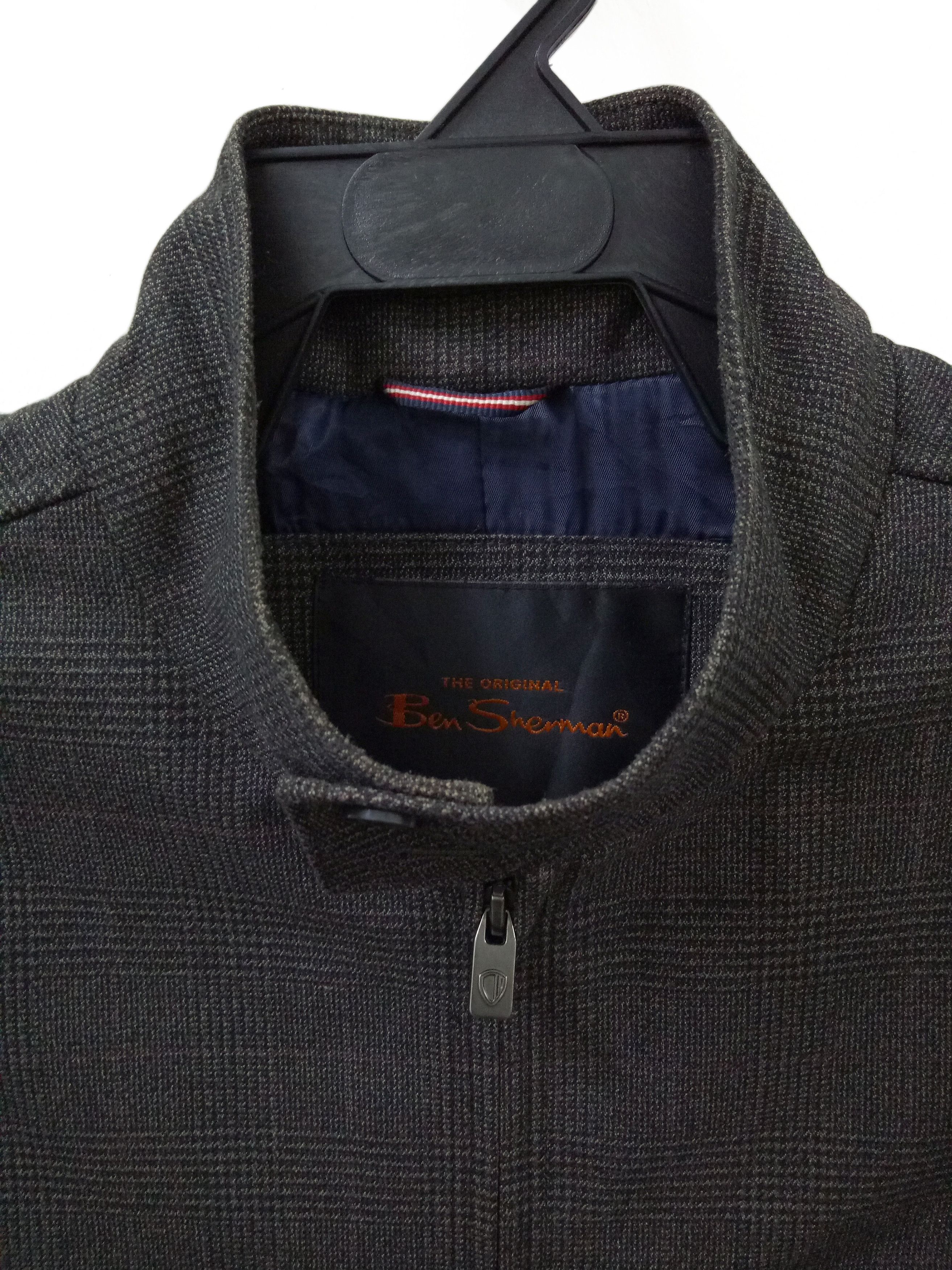 Ben Sherman 🔥🔥🔥Ben Sherman Harrington Check Plaid ZipUp Jacket Mods Size US S / EU 44-46 / 1 - 5 Thumbnail