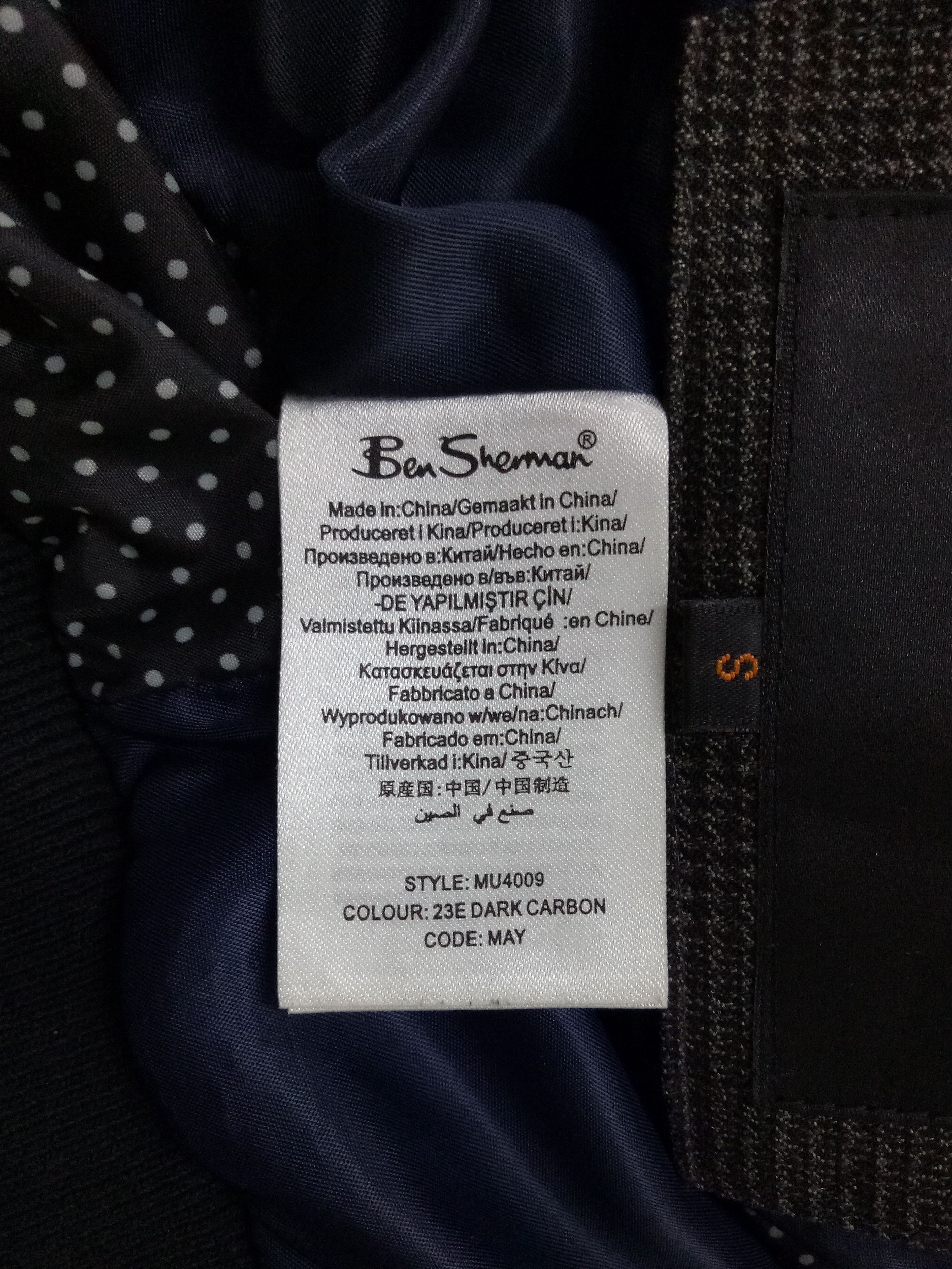 Ben Sherman 🔥🔥🔥Ben Sherman Harrington Check Plaid ZipUp Jacket Mods Size US S / EU 44-46 / 1 - 12 Thumbnail