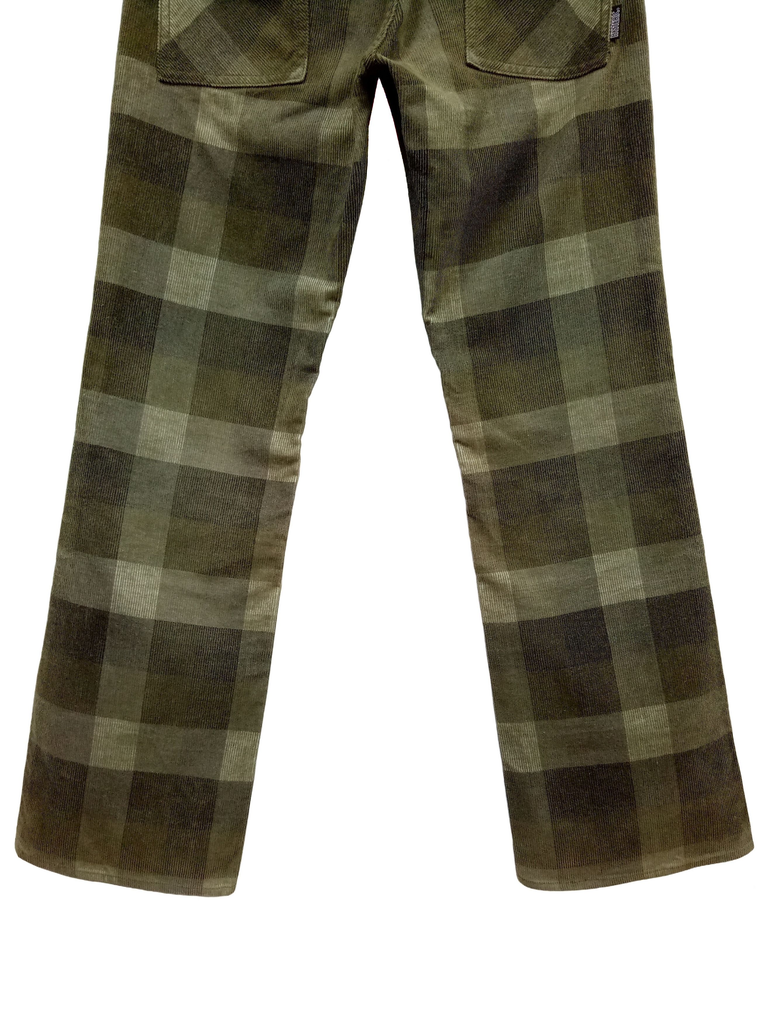 Hysteric Glamour 🔥🔥🔥Hysteric Glamour Plaid Corduroy Jeans Bush Pants Rare Size US 27 - 10 Thumbnail