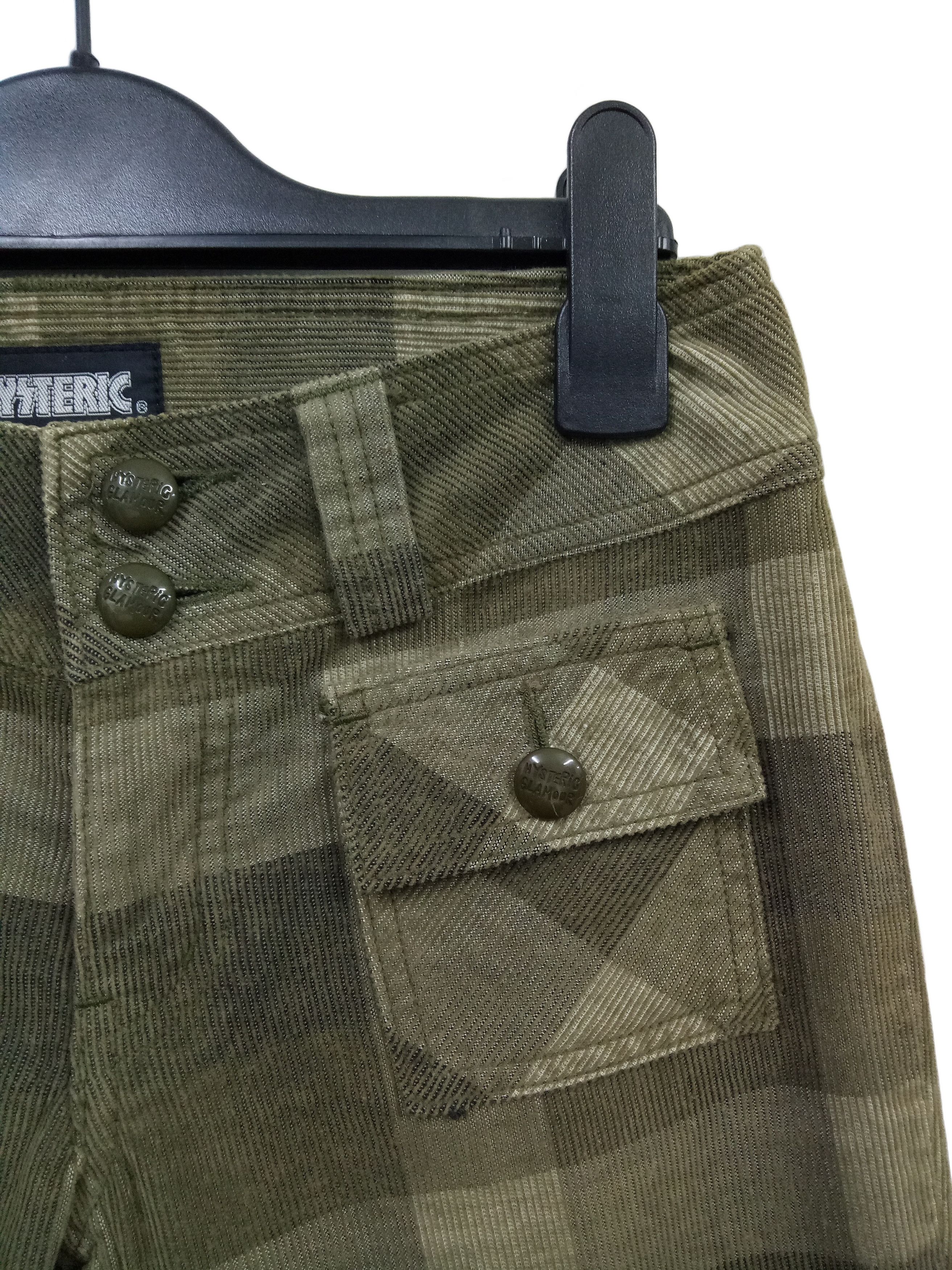 Hysteric Glamour 🔥🔥🔥Hysteric Glamour Plaid Corduroy Jeans Bush Pants Rare Size US 27 - 5 Thumbnail