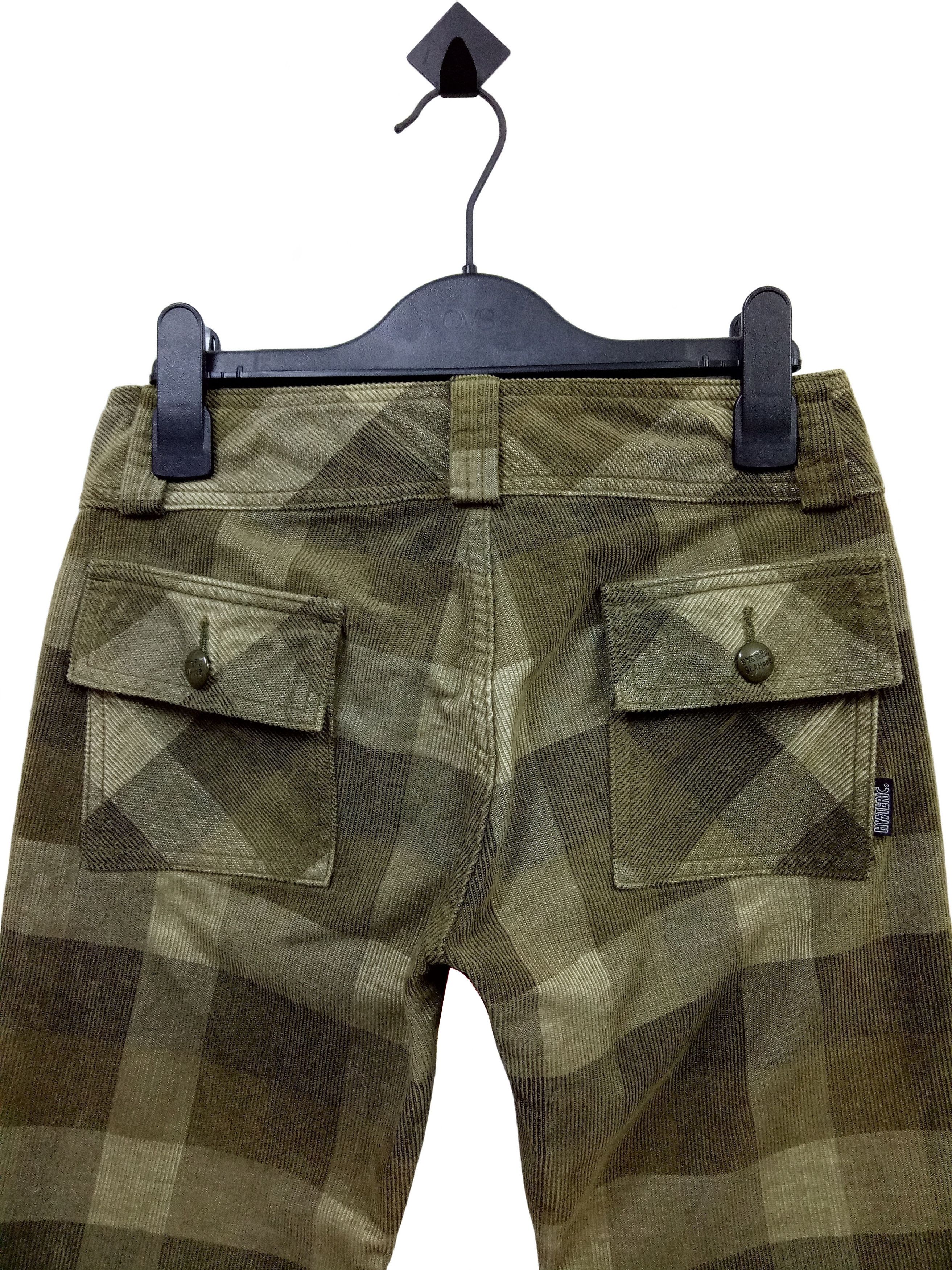 Hysteric Glamour 🔥🔥🔥Hysteric Glamour Plaid Corduroy Jeans Bush Pants Rare Size US 27 - 9 Thumbnail