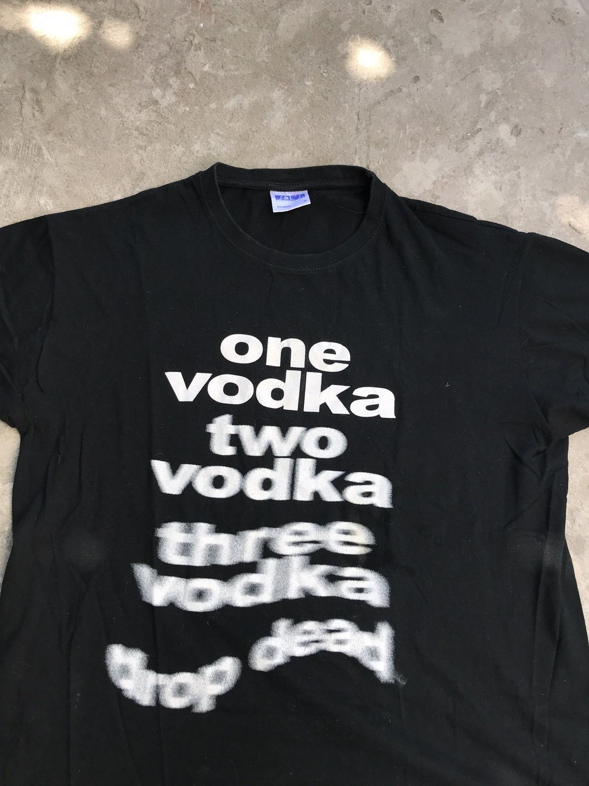 Other Vintage Vodka Humor Avante Garde Black T Shirt Size US M / EU 48-50 / 2 - 2 Thumbnail