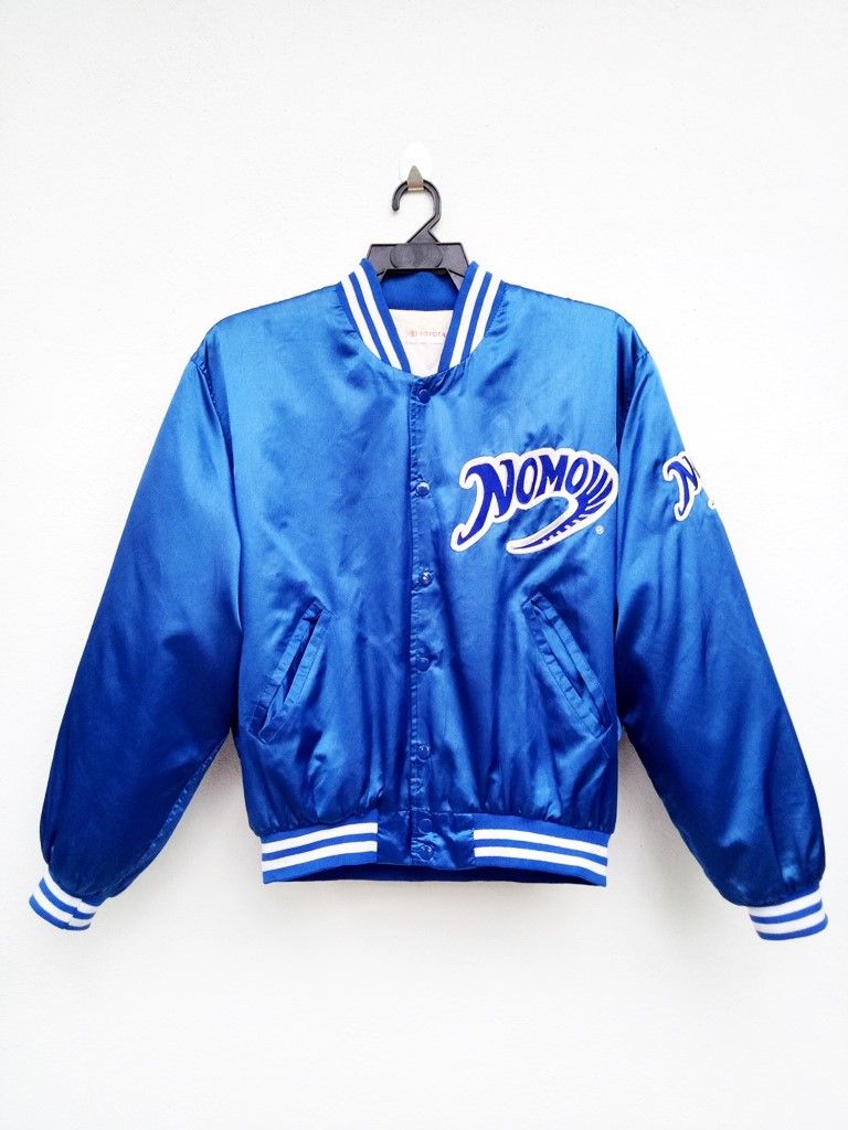 MLB 🔥🔥🔥©1995 Hideo Nomo L.A Dodgers MLB Baseball Jacket Size US L / EU 52-54 / 3 - 5 Thumbnail