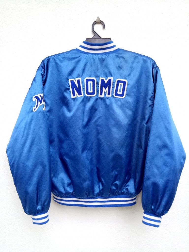 MLB 🔥🔥🔥©1995 Hideo Nomo L.A Dodgers MLB Baseball Jacket Size US L / EU 52-54 / 3 - 4 Thumbnail