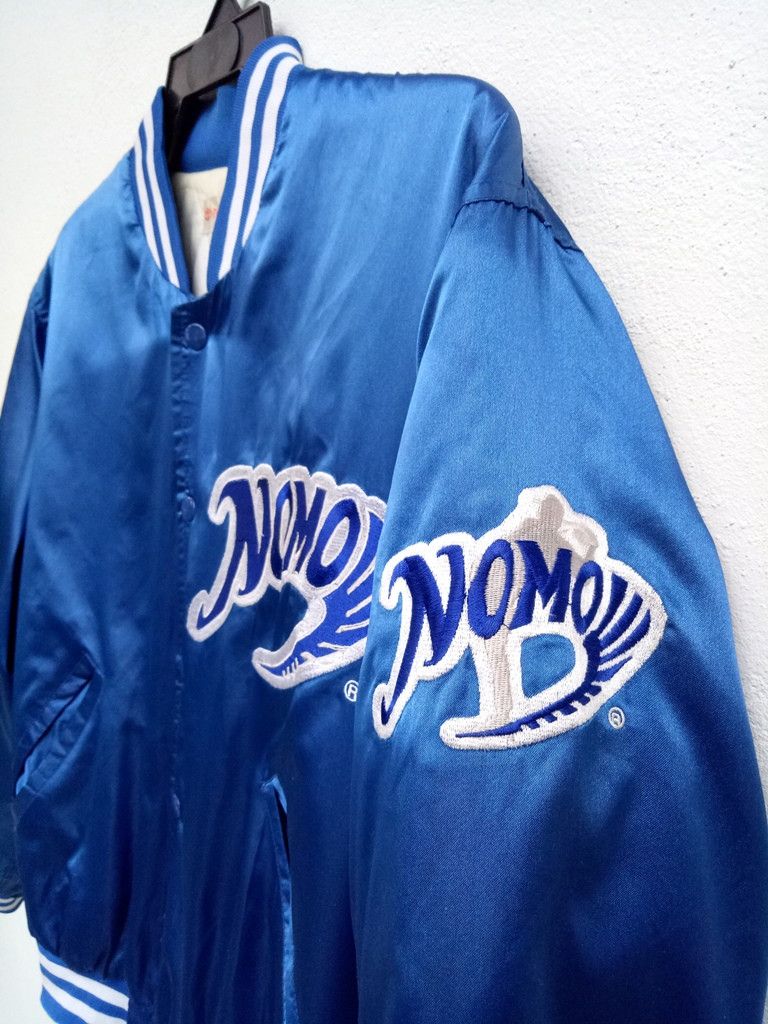 MLB 🔥🔥🔥©1995 Hideo Nomo L.A Dodgers MLB Baseball Jacket Size US L / EU 52-54 / 3 - 3 Thumbnail