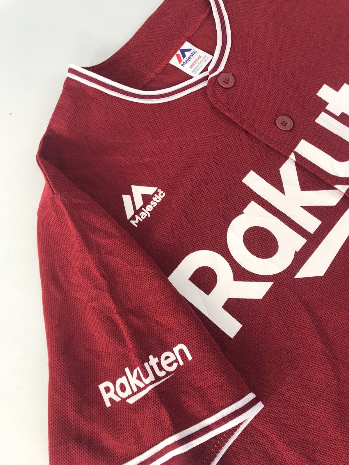 Majestic Majestic Rakuten NPB Japan Baseball Jersey Shirt Button Up Size US M / EU 48-50 / 2 - 5 Thumbnail