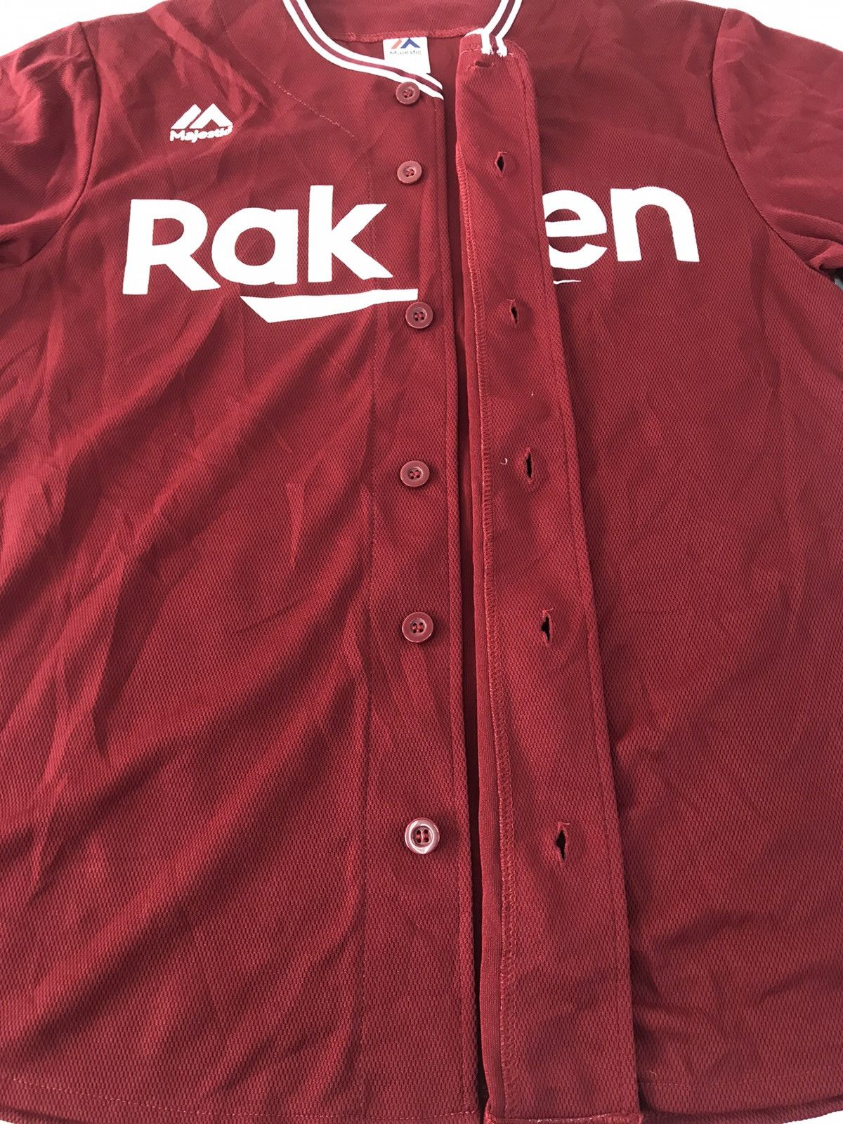 Majestic Majestic Rakuten NPB Japan Baseball Jersey Shirt Button Up Size US M / EU 48-50 / 2 - 6 Thumbnail