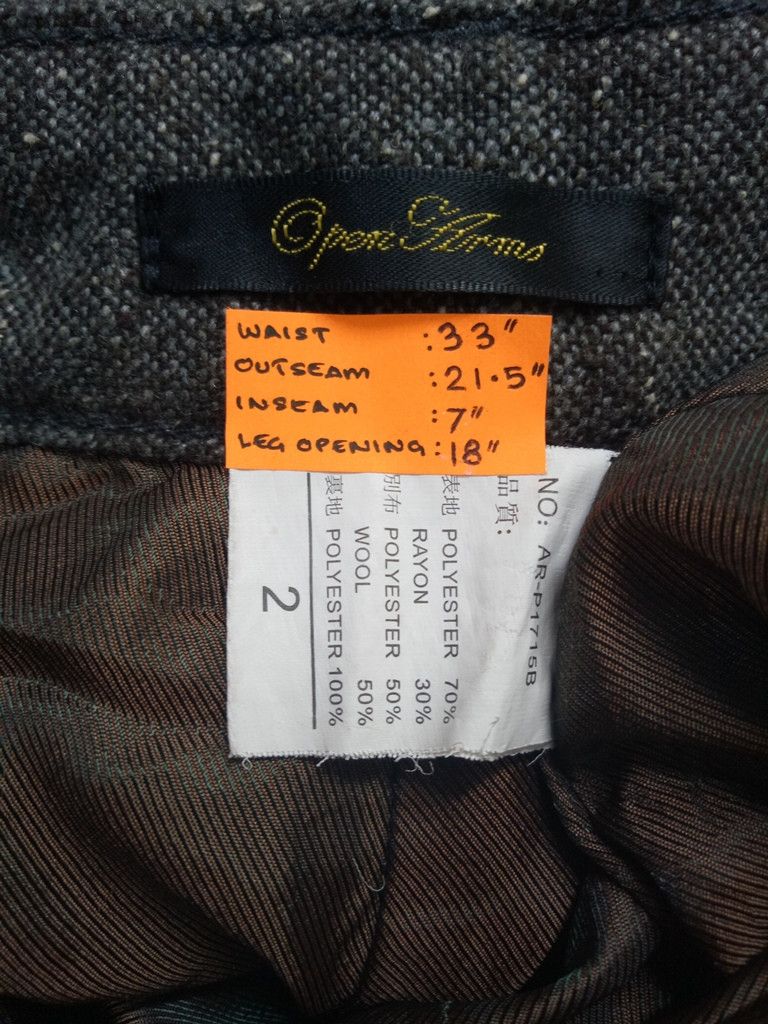 Other Open Arms Rare Design Buckle Back Short Pants Size US 33 - 8 Thumbnail
