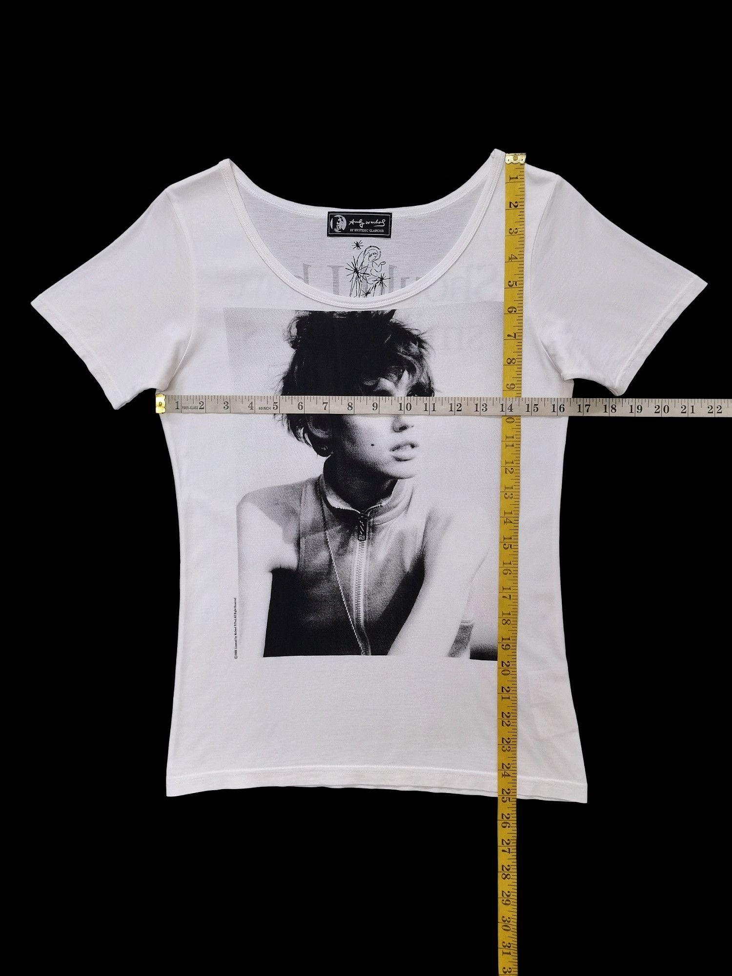 Andy Warhol × Hysteric Glamour Hysteric Glamour X Andy Warhol ©2008 Punk Girl T-shirt Rare Size XS / US 0-2 / IT 36-38 - 13 Thumbnail