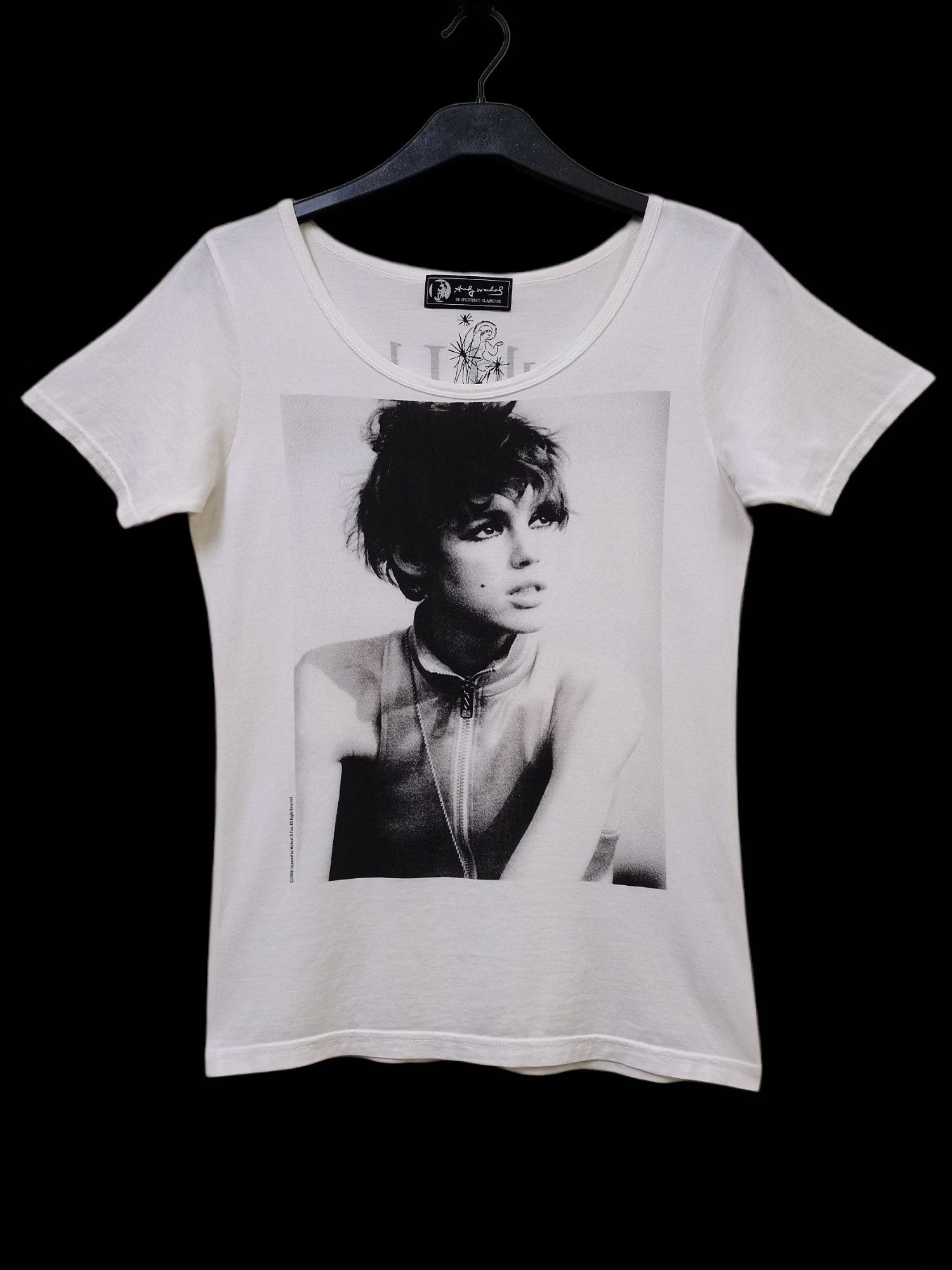 Andy Warhol × Hysteric Glamour Hysteric Glamour X Andy Warhol ©2008 Punk Girl T-shirt Rare Size XS / US 0-2 / IT 36-38 - 5 Thumbnail