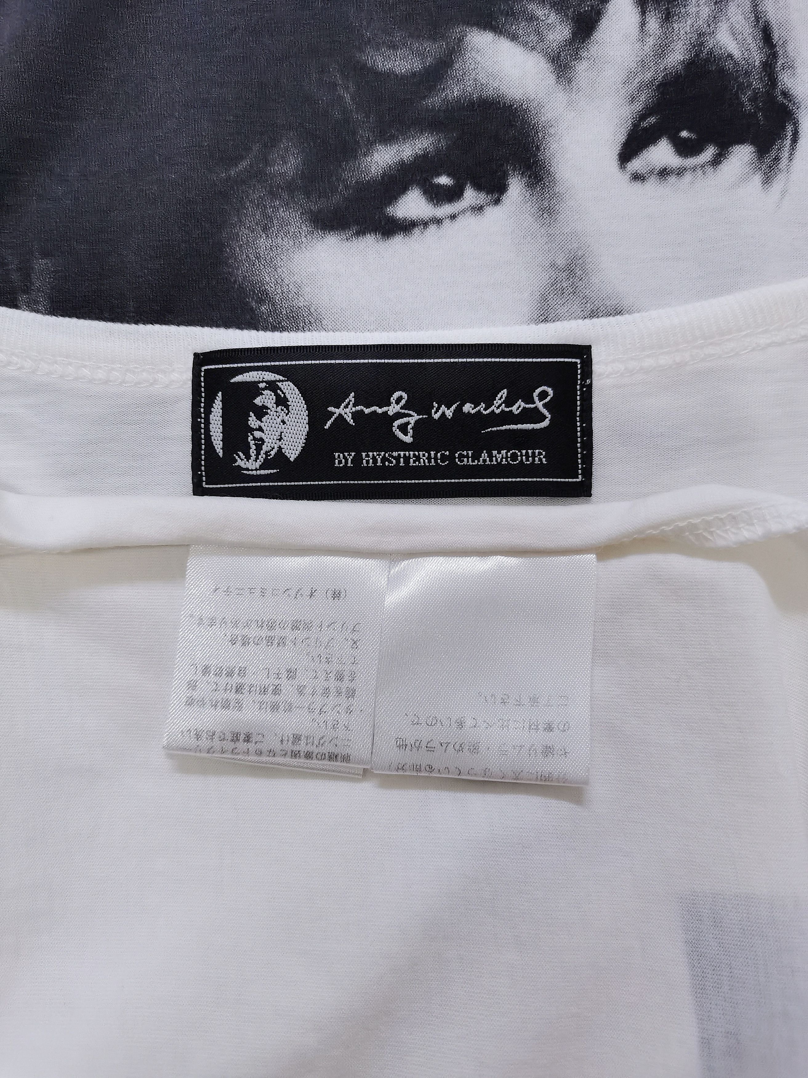 Andy Warhol × Hysteric Glamour Hysteric Glamour X Andy Warhol ©2008 Punk Girl T-shirt Rare Size XS / US 0-2 / IT 36-38 - 19 Thumbnail