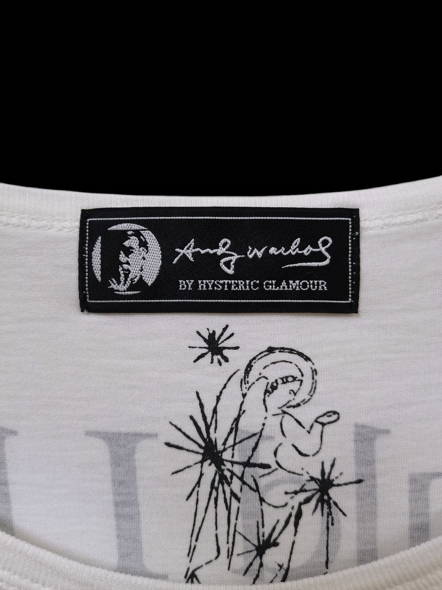 Andy Warhol × Hysteric Glamour Hysteric Glamour X Andy Warhol ©2008 Punk Girl T-shirt Rare Size XS / US 0-2 / IT 36-38 - 10 Thumbnail