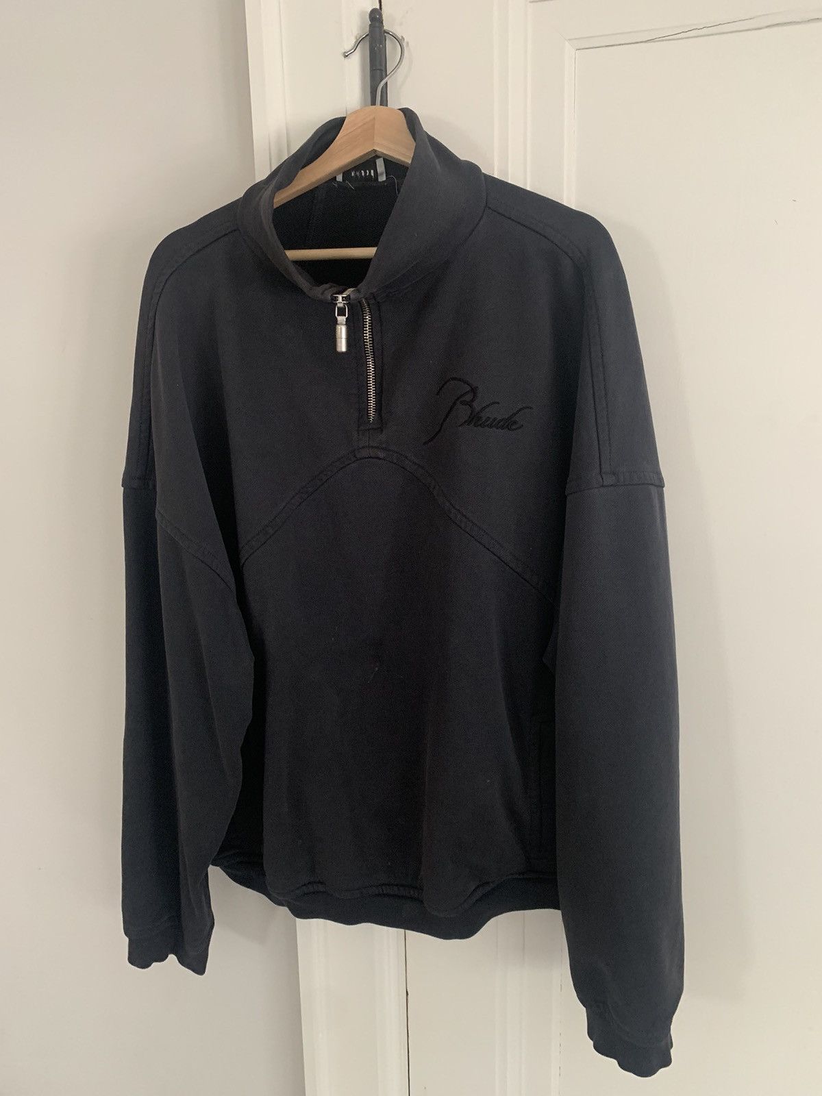 Rhude Rhude gray zip up | Grailed