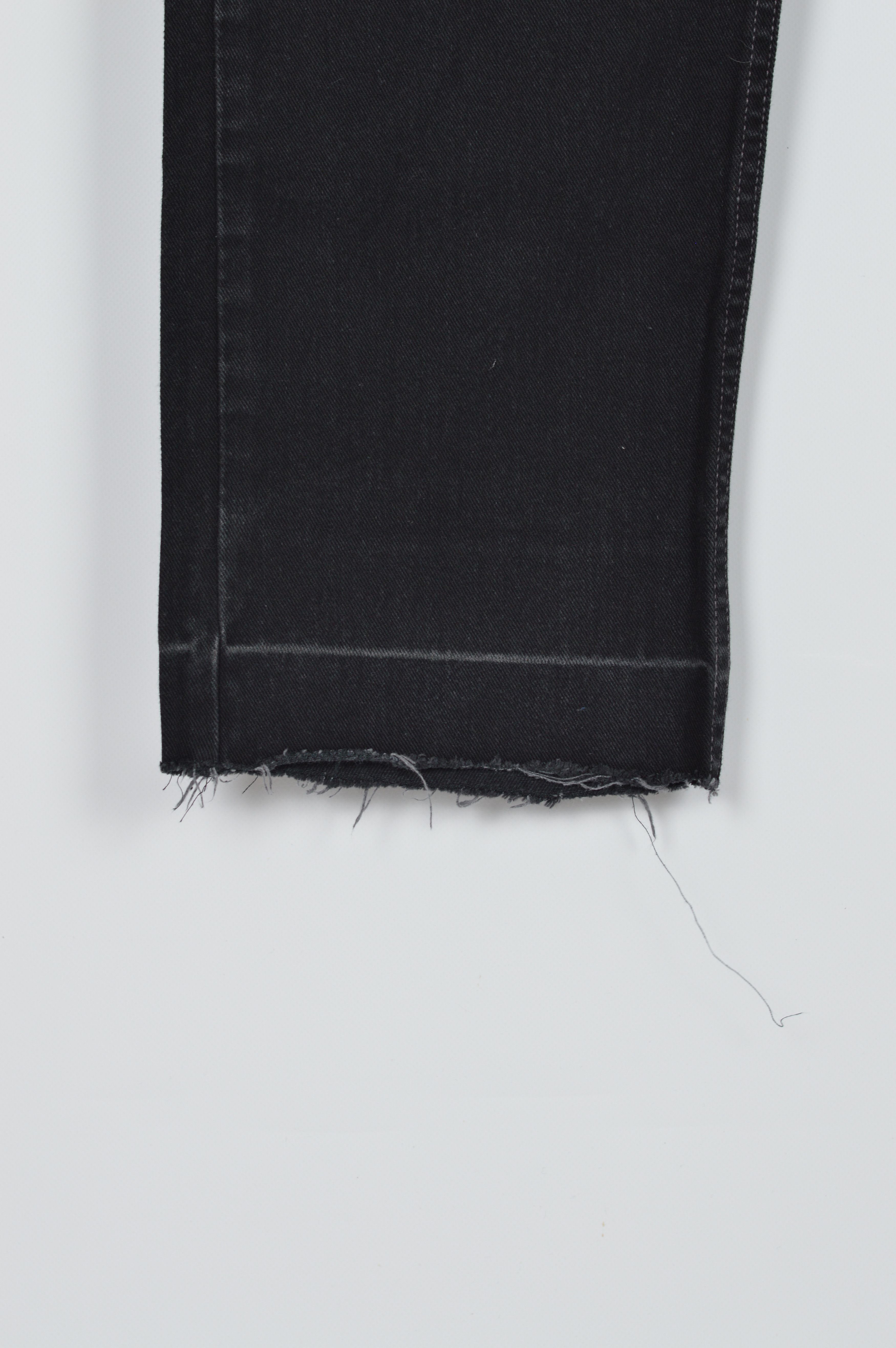 Levi's Vintage Clothing × Vintage Vintage Levi's 505 Made In USA Black Distressed Denim Pant Size US 36 / EU 52 - 6 Thumbnail