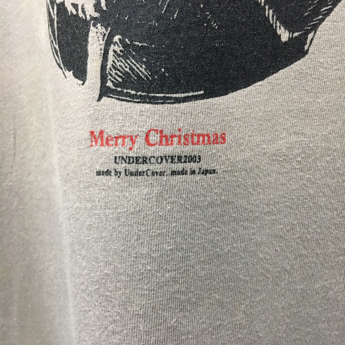 Undercover Vintage 2003 Undercover x Merry Christmas Distresse Tee Size US M / EU 48-50 / 2 - 3 Thumbnail