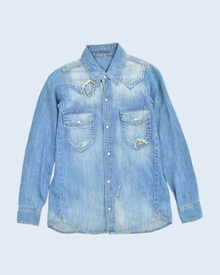 Japanese Brand Aula Aila Western shirts Size US XS / EU 42 / 0 - 1 Thumbnail