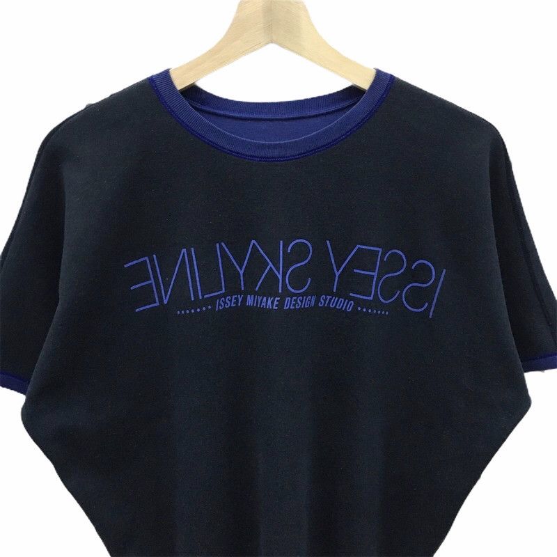 Issey Miyake Rare Issey Skyline By Issey Miyake Design Riversible Tee Size US L / EU 52-54 / 3 - 4 Thumbnail