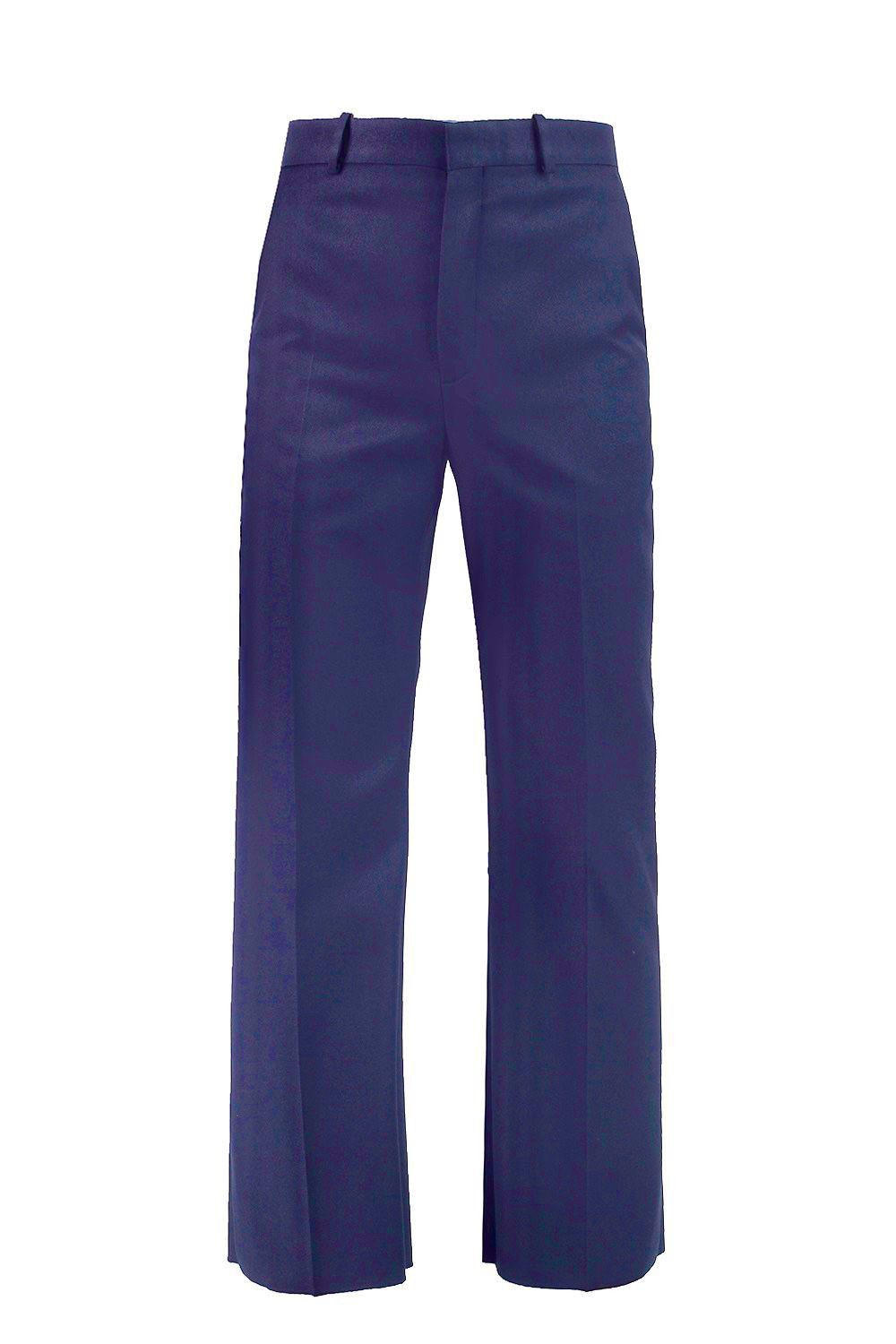 Balenciaga BALENCIAGA SS17 CROPPED PURPLE PANTS Size US 33 - 1 Thumbnail