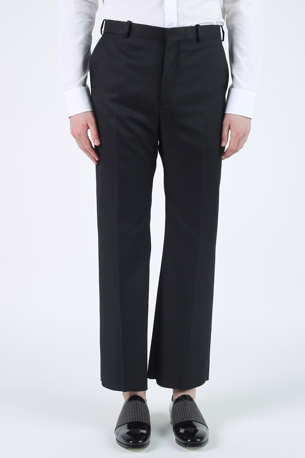 Balenciaga BALENCIAGA SS17 CROPPED PURPLE PANTS Size US 33 - 8 Thumbnail