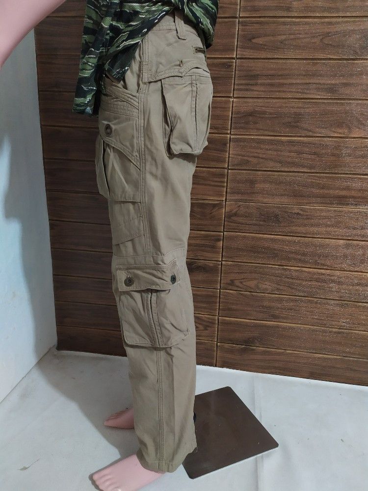 Japanese Brand 🔥Massam Multipocket Cargo Tactical Heavy Cotton Pants Size US 31 - 4 Thumbnail