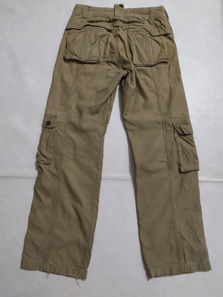 Japanese Brand 🔥Massam Multipocket Cargo Tactical Heavy Cotton Pants Size US 31 - 13 Thumbnail