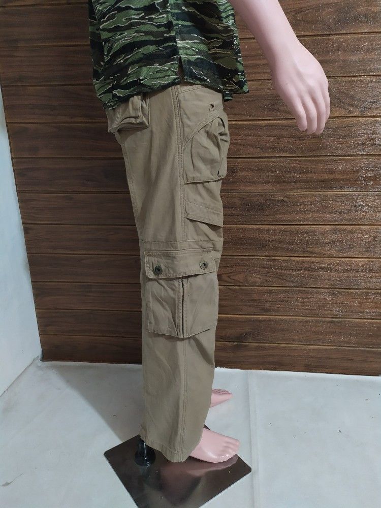 Japanese Brand 🔥Massam Multipocket Cargo Tactical Heavy Cotton Pants Size US 31 - 5 Thumbnail