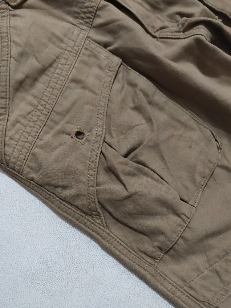 Japanese Brand 🔥Massam Multipocket Cargo Tactical Heavy Cotton Pants Size US 31 - 10 Thumbnail