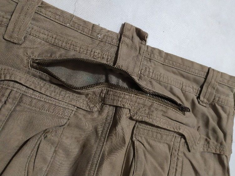 Japanese Brand 🔥Massam Multipocket Cargo Tactical Heavy Cotton Pants Size US 31 - 21 Thumbnail
