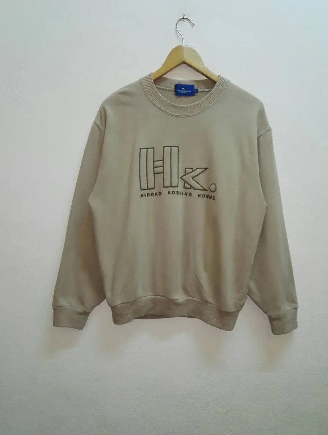 Japanese Brand Vintage Hiroko Koshino Homme Sweatshirt Crewneck Size US M / EU 48-50 / 2 - 1 Thumbnail