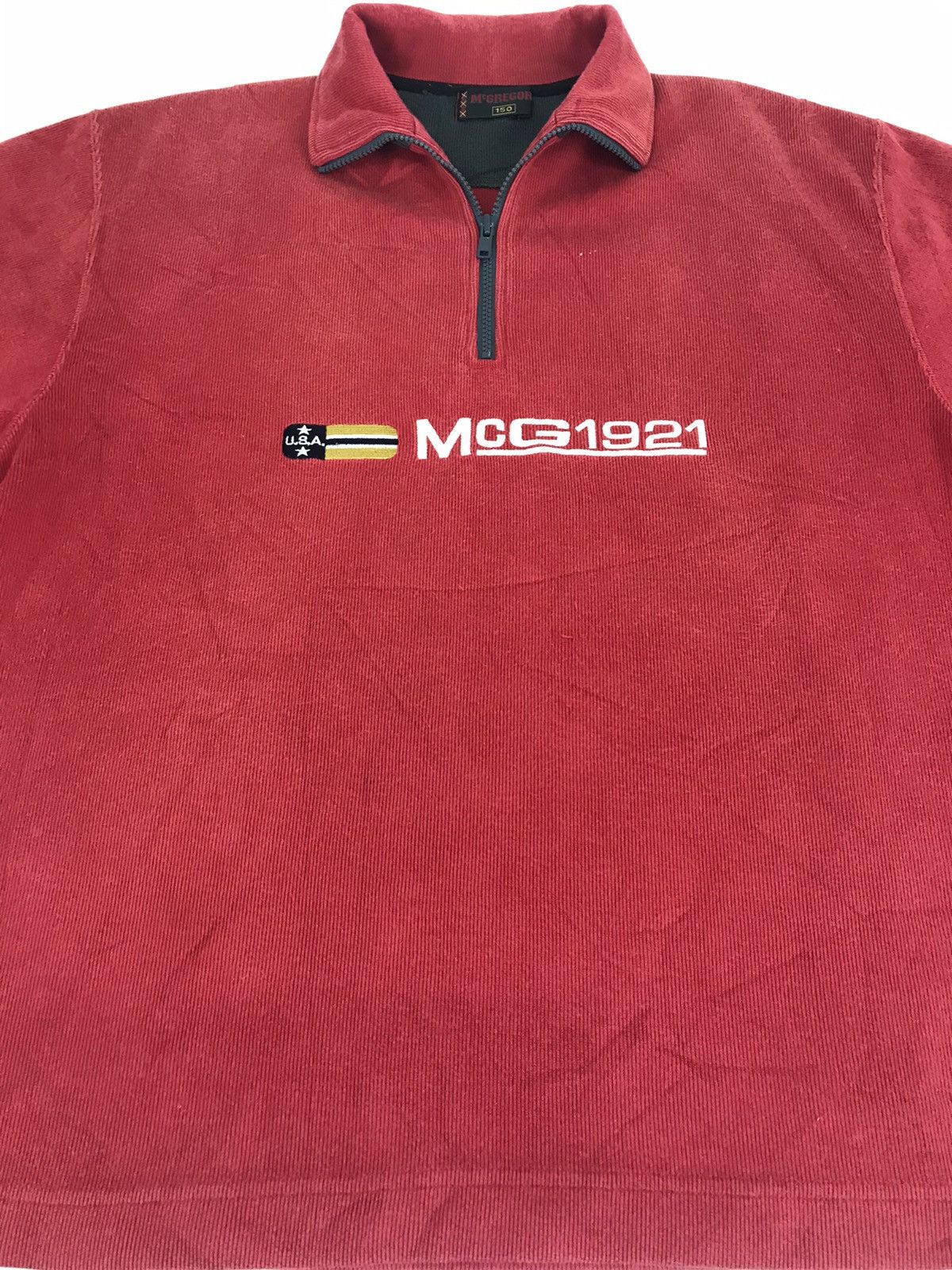 McGregor × Vintage McGregor Mcg 1921 Sweatshirt Half Zip Style Streetwear Size US M / EU 48-50 / 2 - 2 Thumbnail
