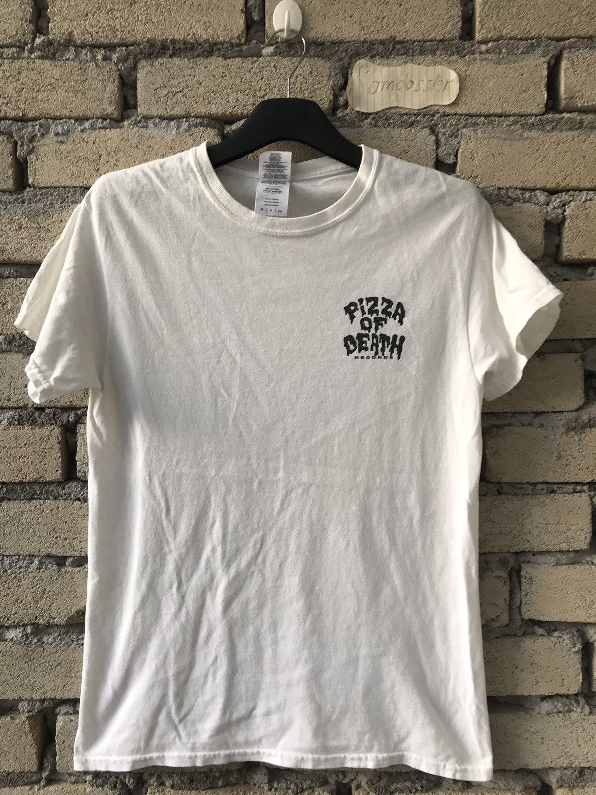 Band Tees Pizza Of Death Records Logo Punk Band Tee Size US S / EU 44-46 / 1 - 2 Thumbnail