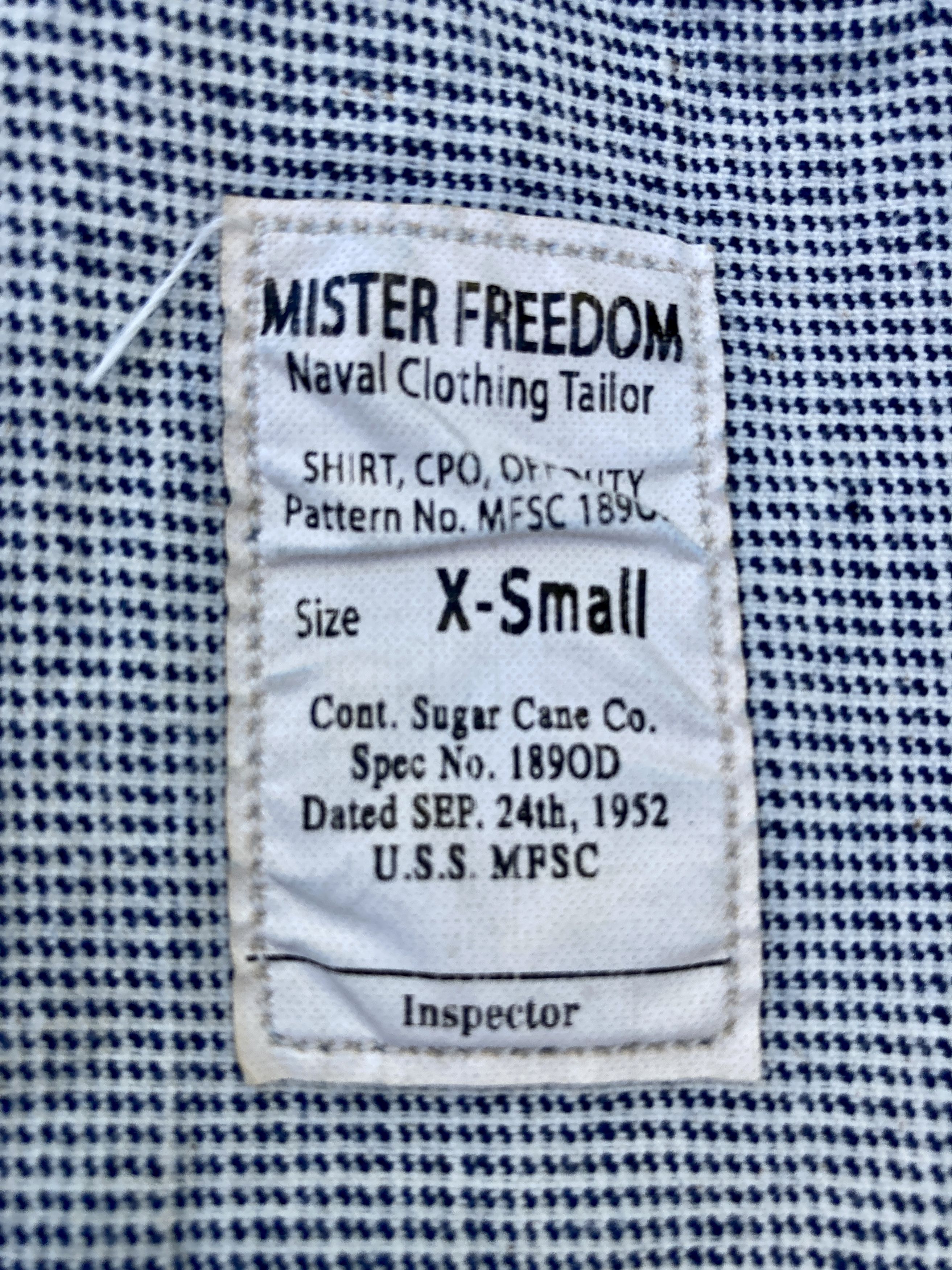 Mister Freedom Mister Freedom x Sugar Cane Off Duty CPO Button Shirt XS Size US XS / EU 42 / 0 - 6 Thumbnail