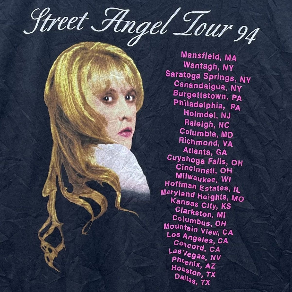 Band Tees Vintage Stevie Nicks 1994 Street Angel Tour Concert T-Shirt Size US L / EU 52-54 / 3 - 2 Thumbnail