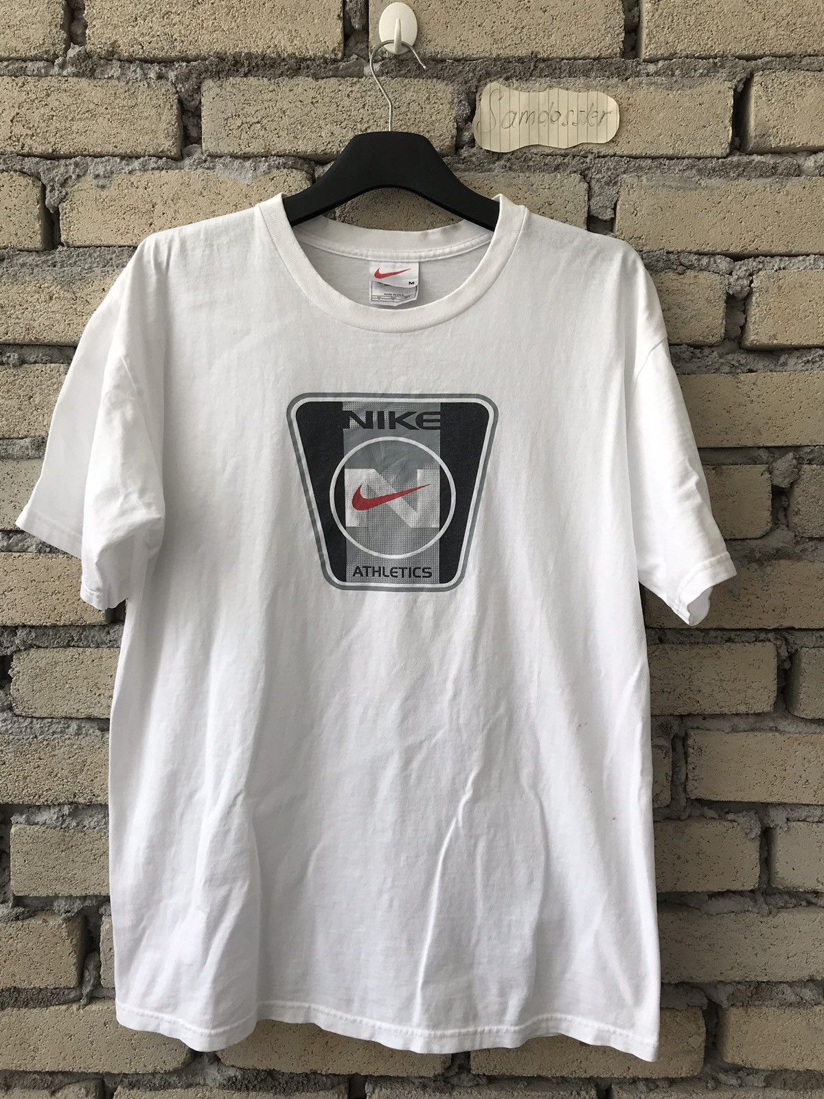 Nike × Vintage Vintage 90’s NIKE ATHLETICS Made In USA Size US M / EU 48-50 / 2 - 1 Thumbnail