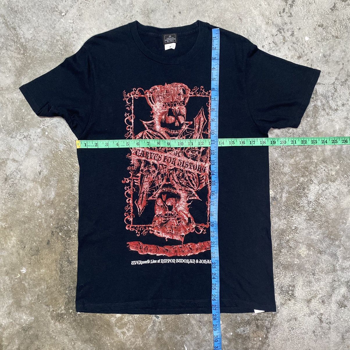 Anime × Band Tees UVERworld Carves For History Tour Japanese Band T Shirt Size US M / EU 48-50 / 2 - 6 Thumbnail