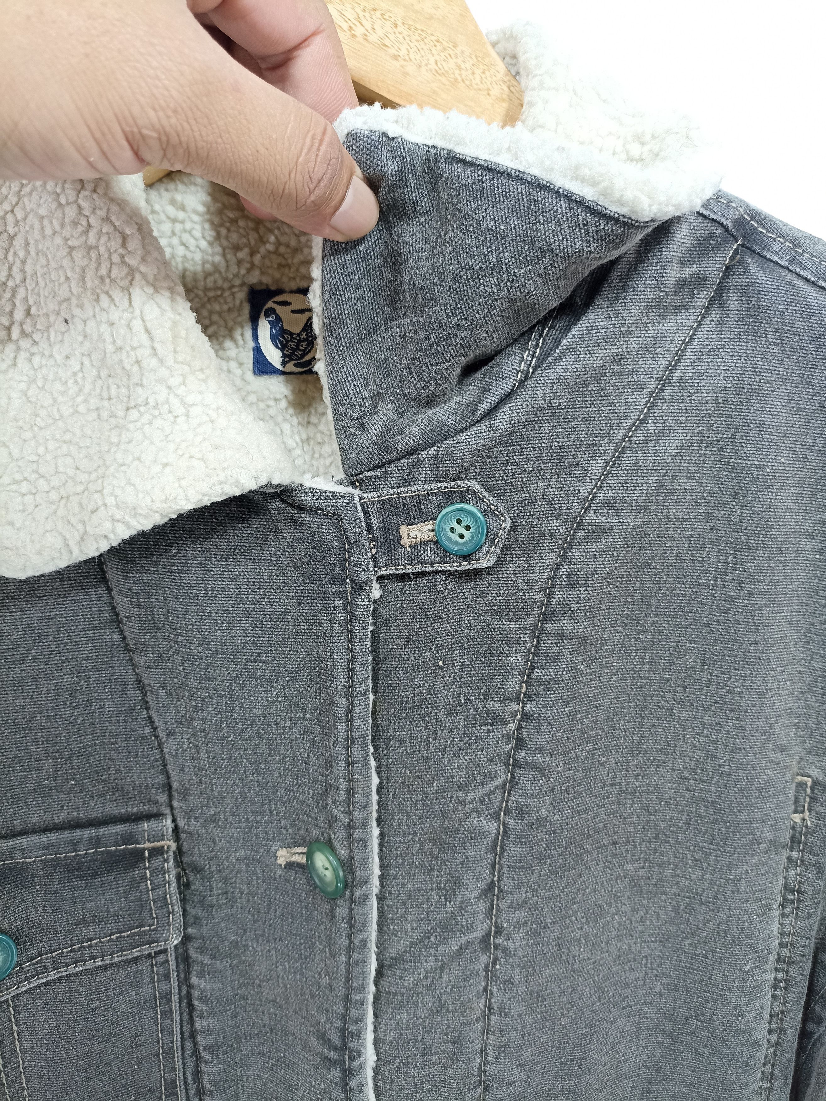 Blue Blue Japan Vintage Blue Blue Japan Denim Lining Sherpa Jacket Size US S / EU 44-46 / 1 - 5 Thumbnail