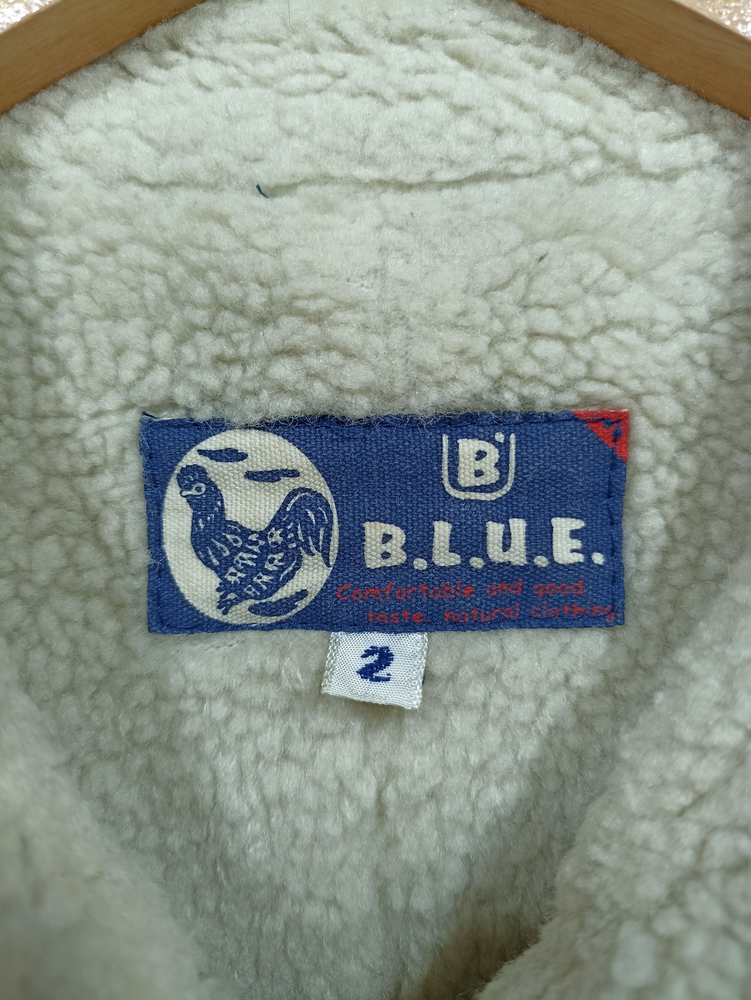 Blue Blue Japan Vintage Blue Blue Japan Denim Lining Sherpa Jacket Size US S / EU 44-46 / 1 - 6 Thumbnail