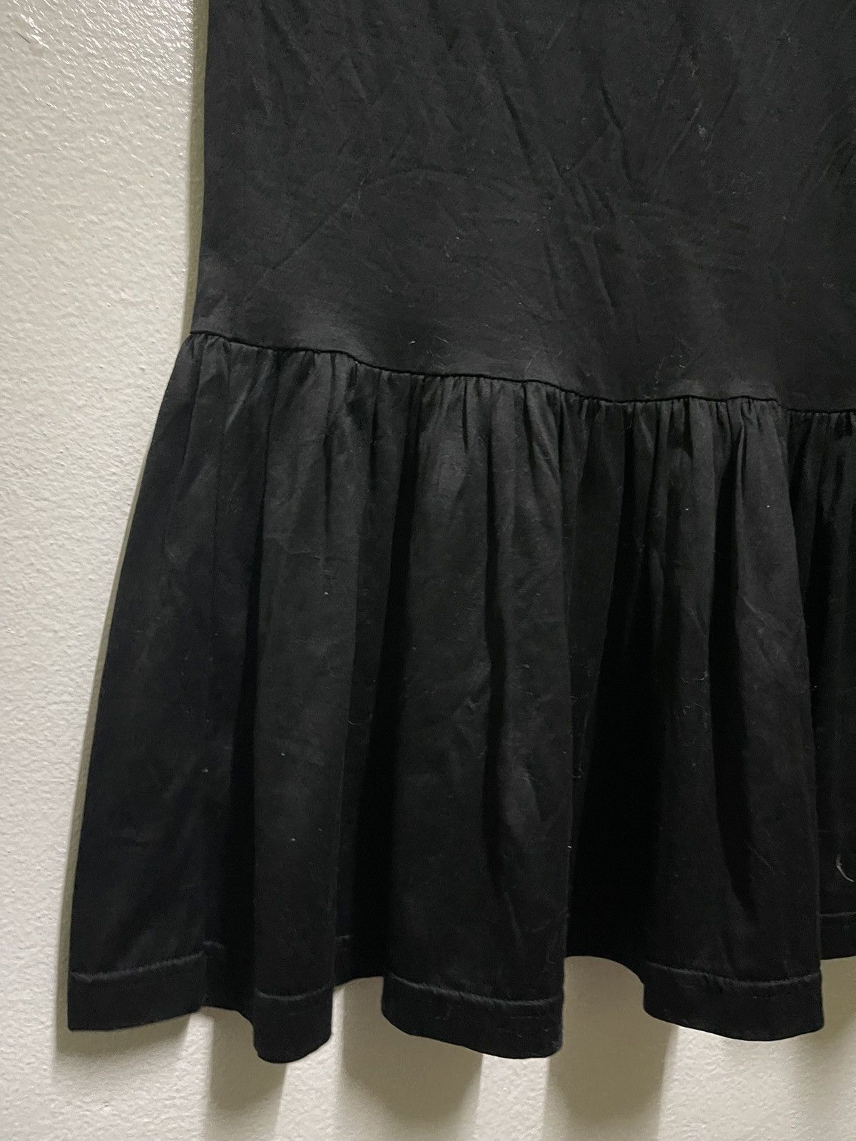 Japanese Brand × Limi Feu × Yohji Yamamoto Limi Feu Mini Dress Black Size S / US 4 / IT 40 - 3 Thumbnail